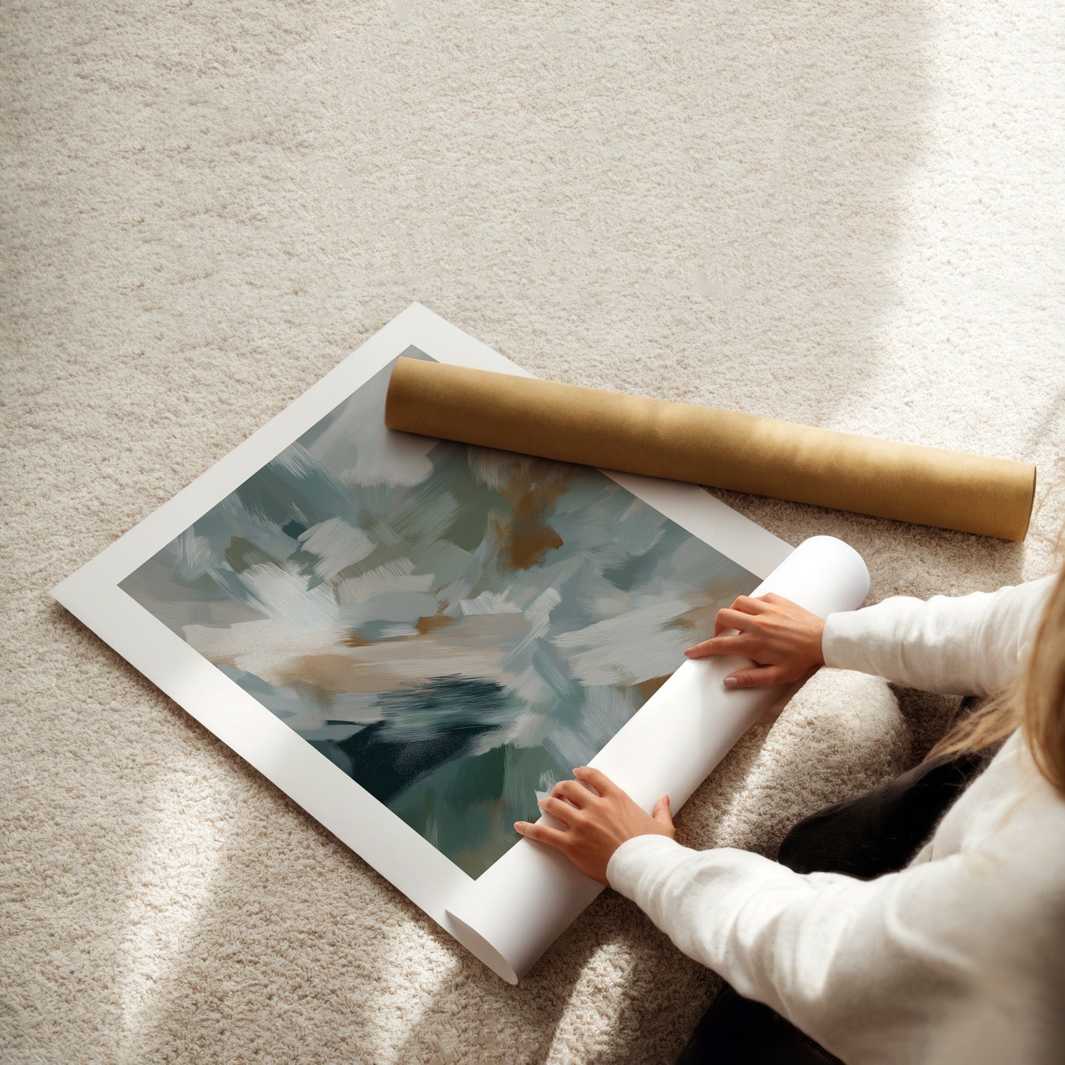 MYSTBIT ART | Faded Earth Art Print Wall Art