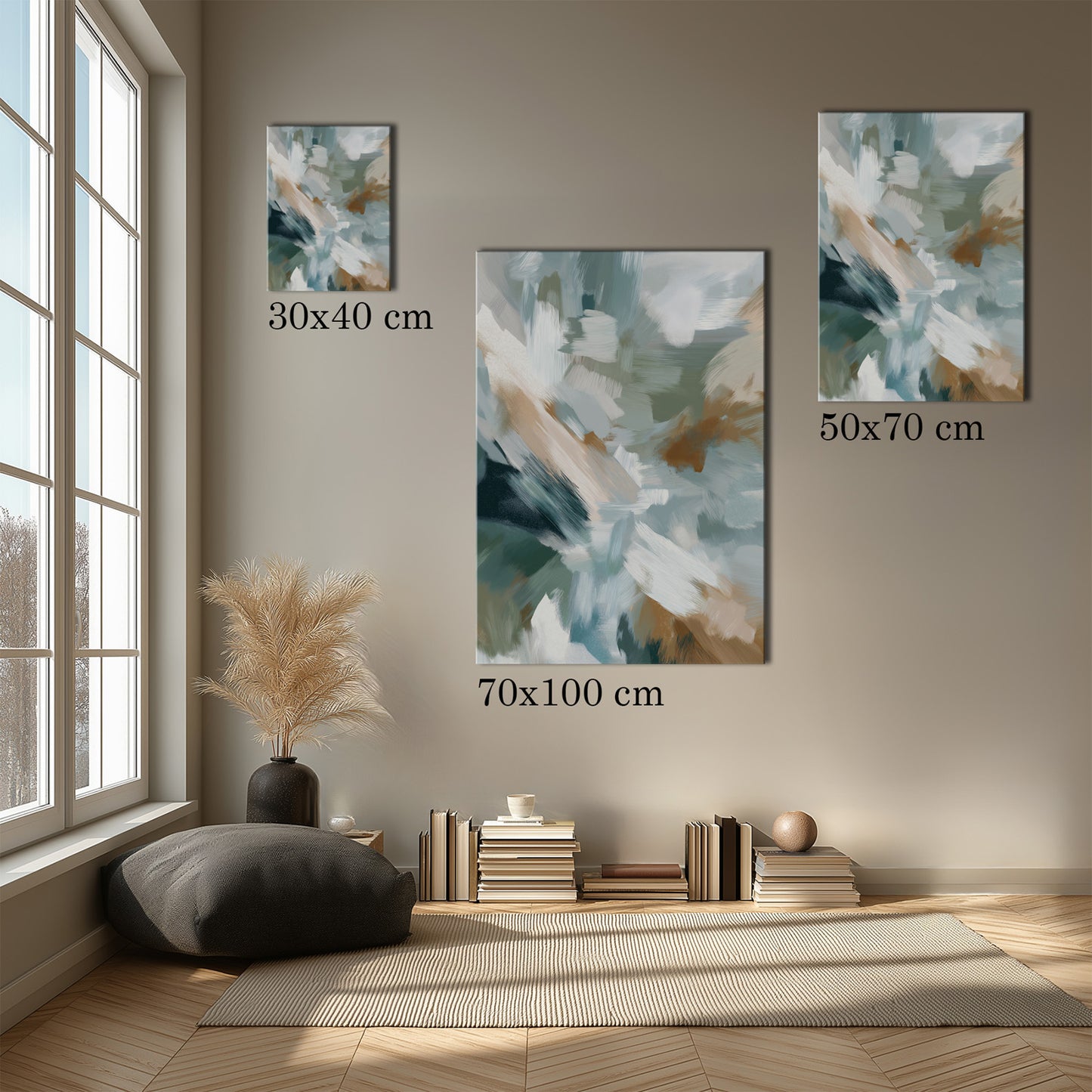 MYSTBIT ART | Faded Earth Canvas Print Wall Art
