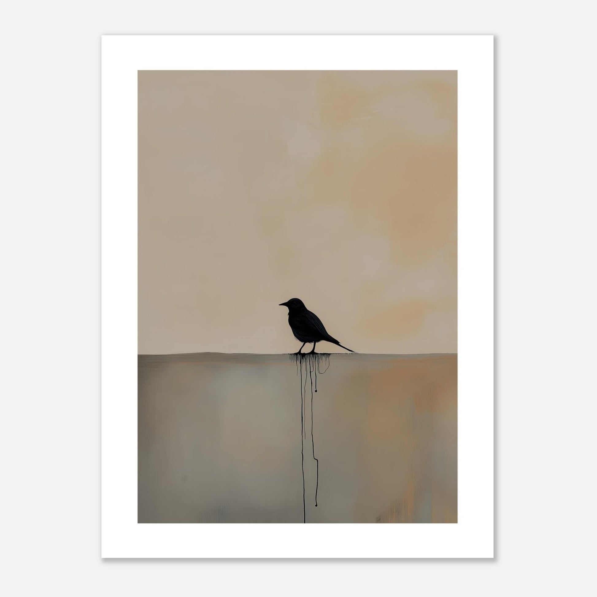 MYSTBIT ART | Fading Solitude Art Print Wall Art