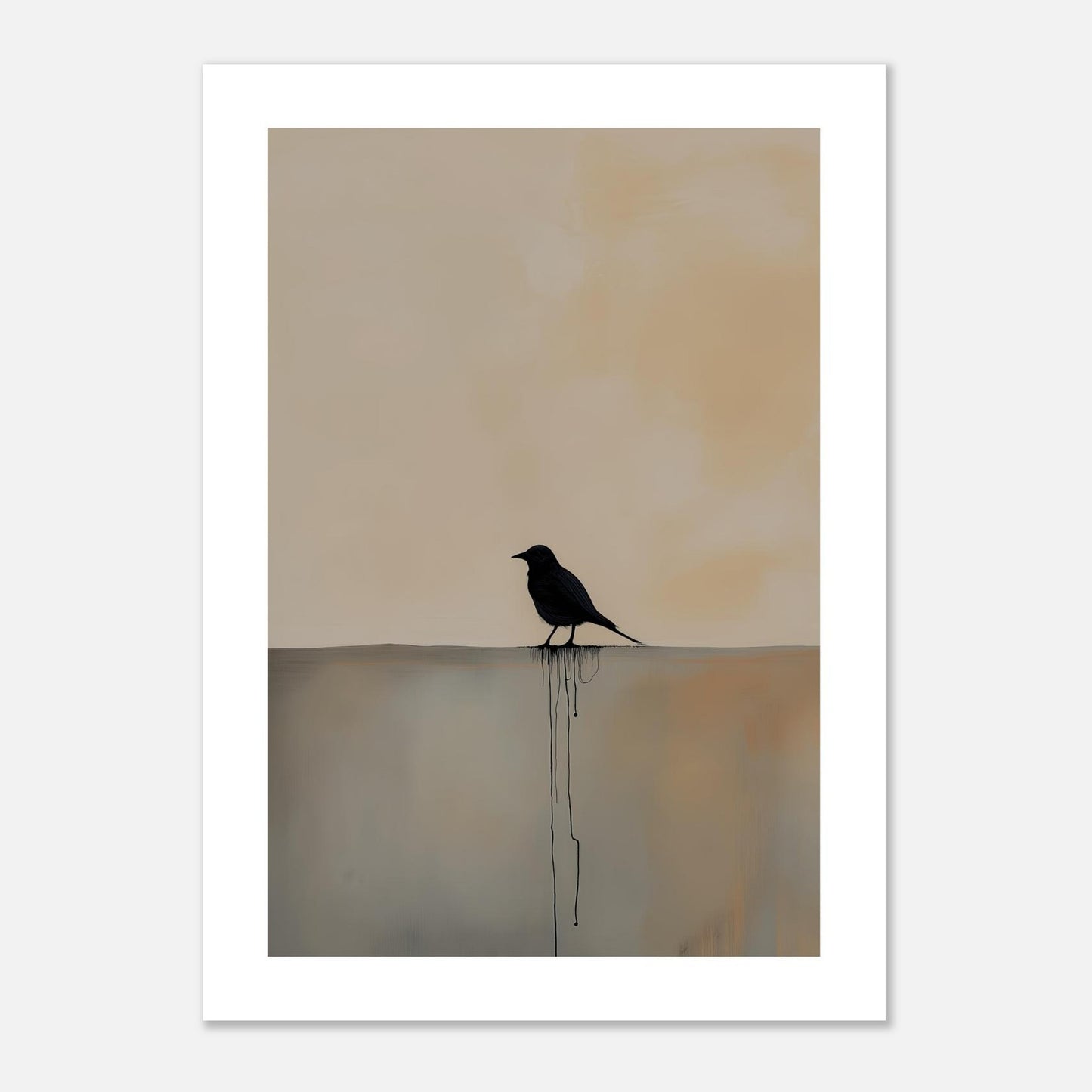 MYSTBIT ART | Fading Solitude Art Print Wall Art