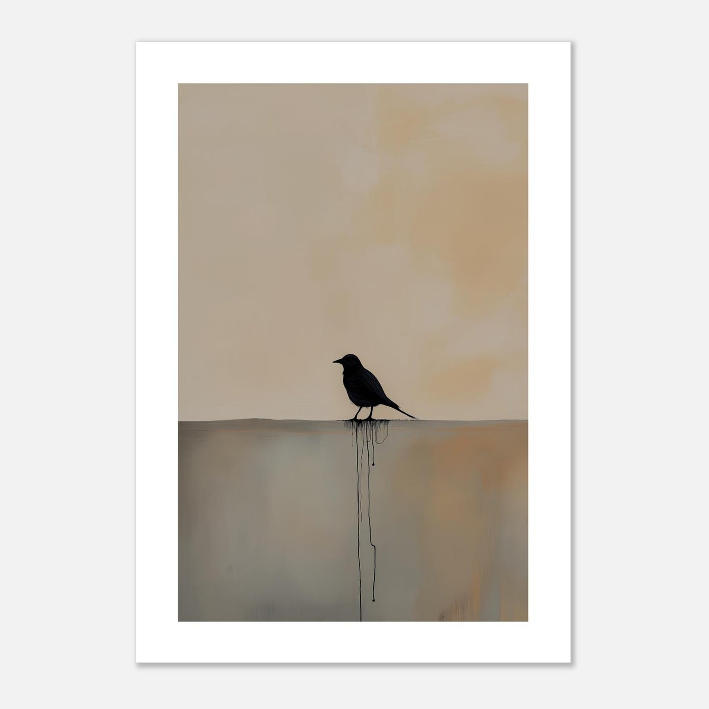 MYSTBIT ART | Fading Solitude Art Print Wall Art
