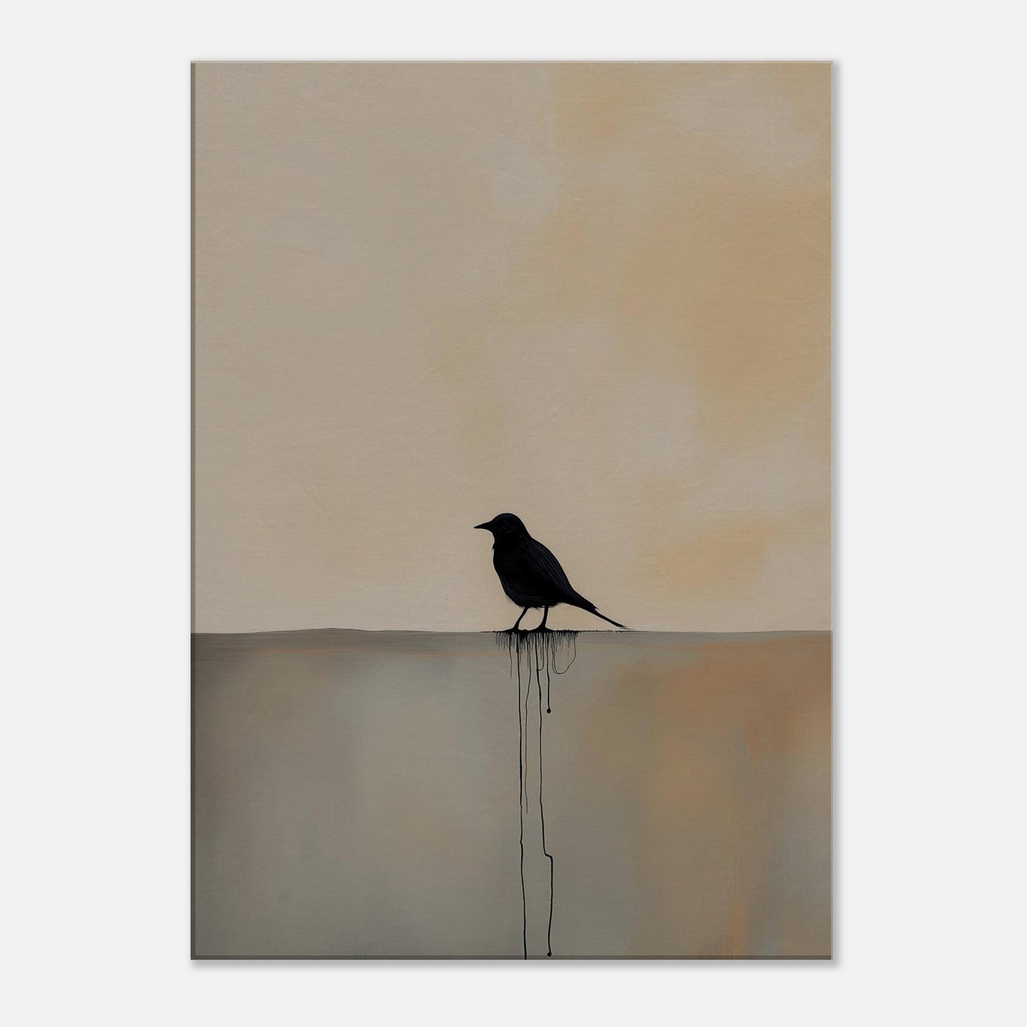 MYSTBIT ART | Fading Solitude Canvas Print Wall Art