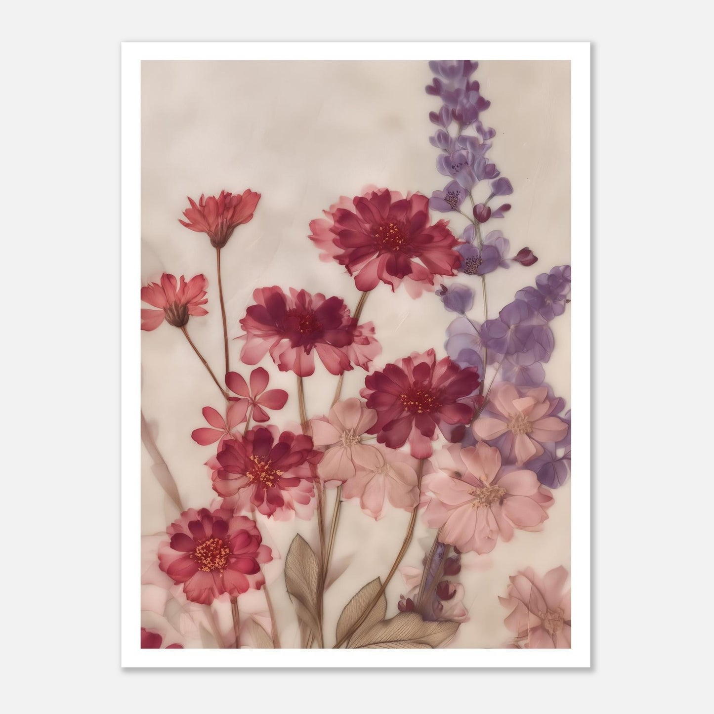 MYSTBIT ART | Floral Memory Art Print Wall Art