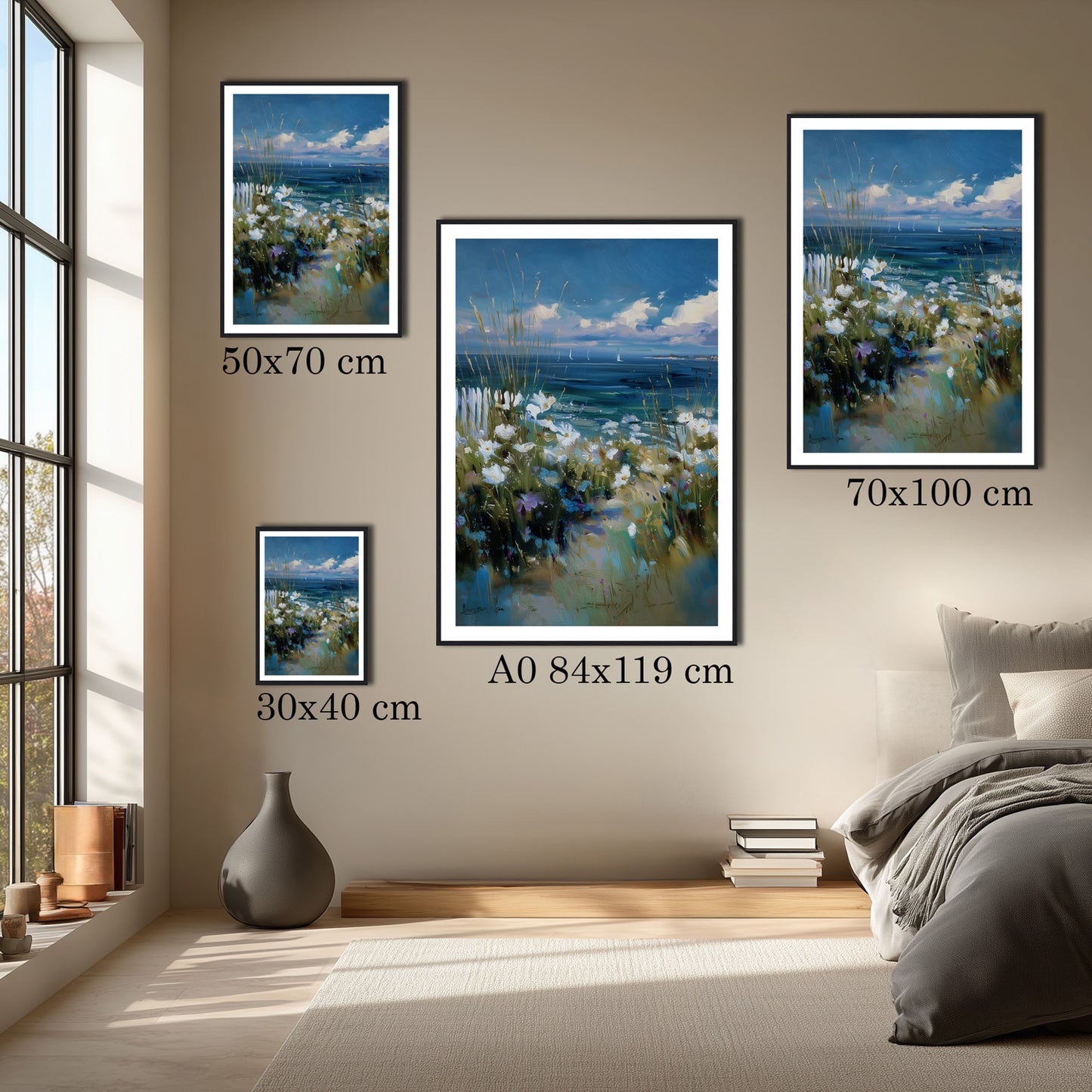 MYSTBIT ART | Floral Tide Art Print Wall Art