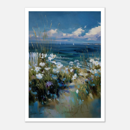 MYSTBIT ART | Floral Tide Art Print Wall Art