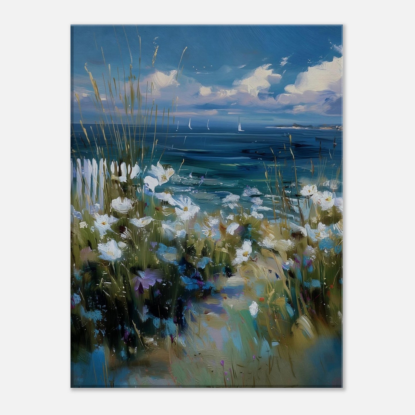 MYSTBIT ART | Floral Tide Canvas Print Wall Art