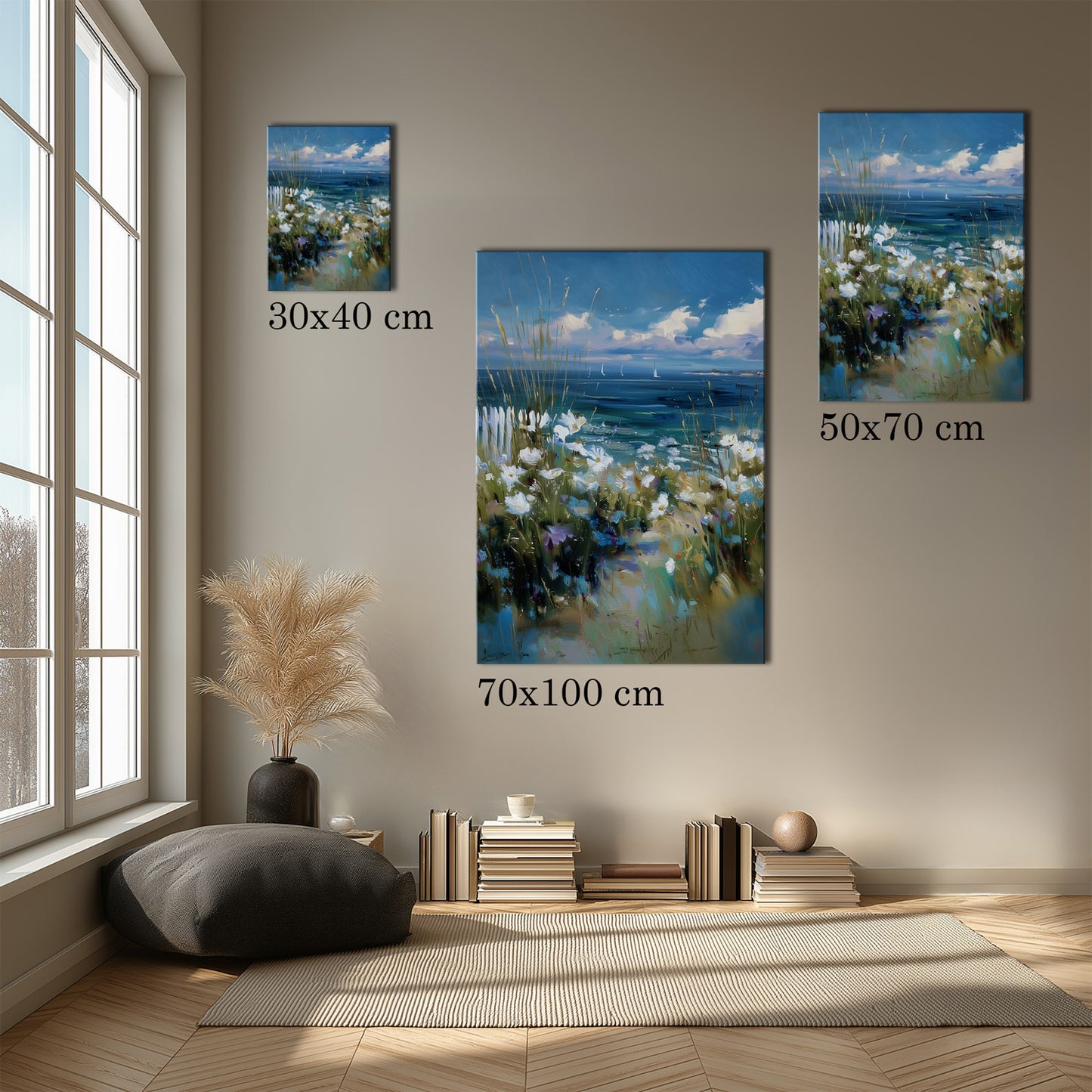 MYSTBIT ART | Floral Tide Canvas Print Wall Art