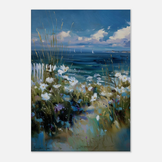 MYSTBIT ART | Floral Tide Canvas Print Wall Art
