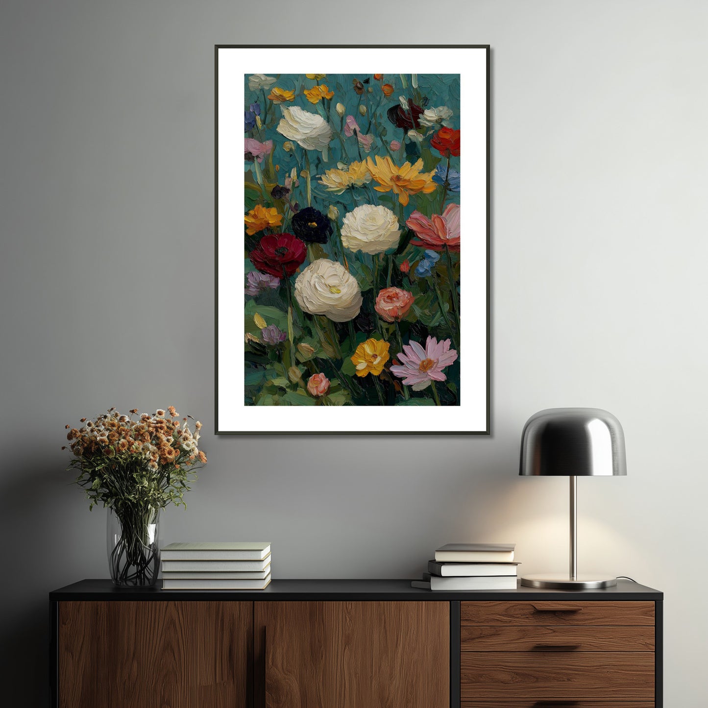 MYSTBIT ART | Flower Meadow No1 Art Print Wall Art