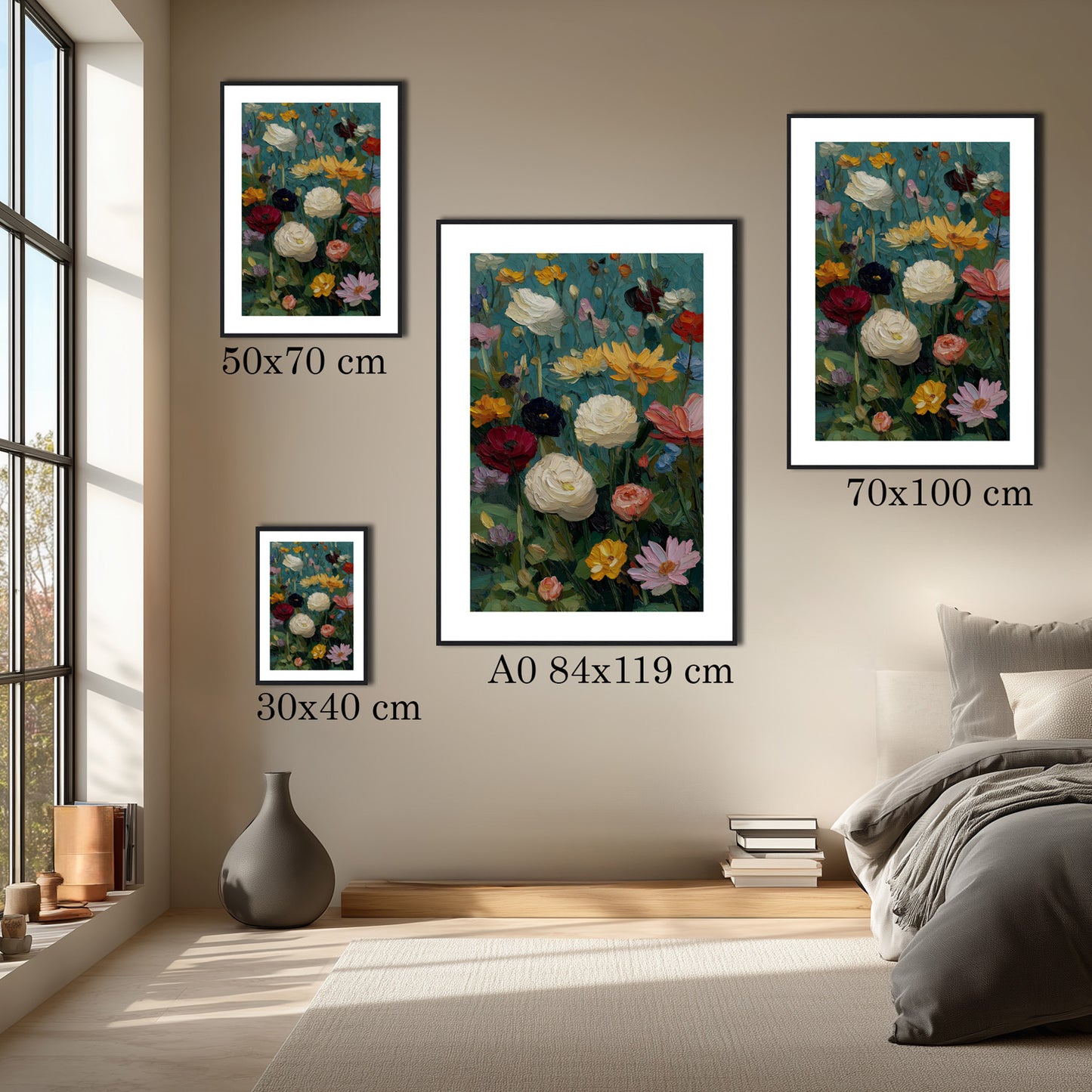 MYSTBIT ART | Flower Meadow No1 Art Print Wall Art