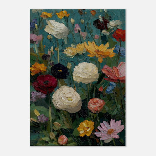MYSTBIT ART | Flower Meadow No1 Canvas Print Wall Art