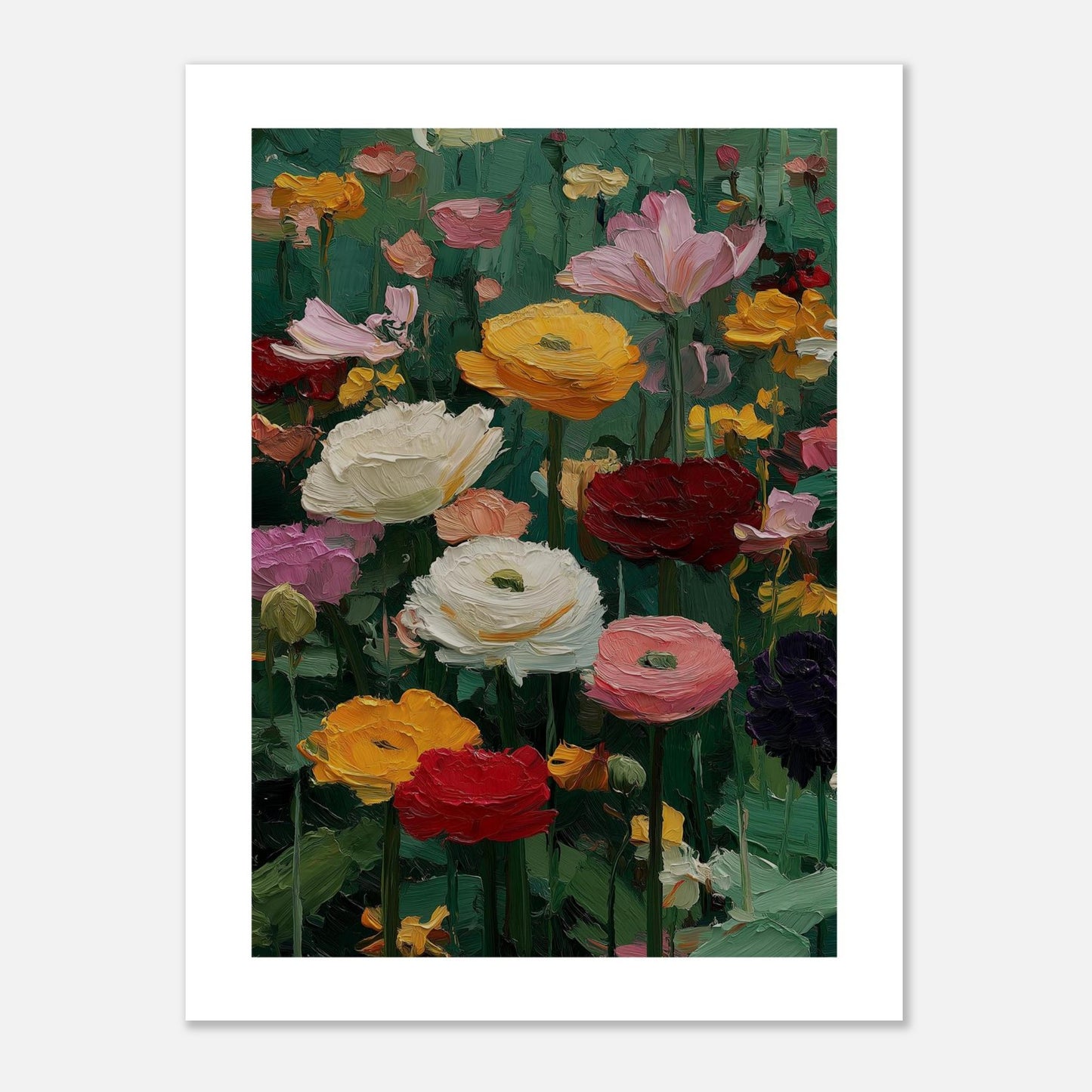 MYSTBIT ART | Flower Meadow No2 Art Print Wall Art