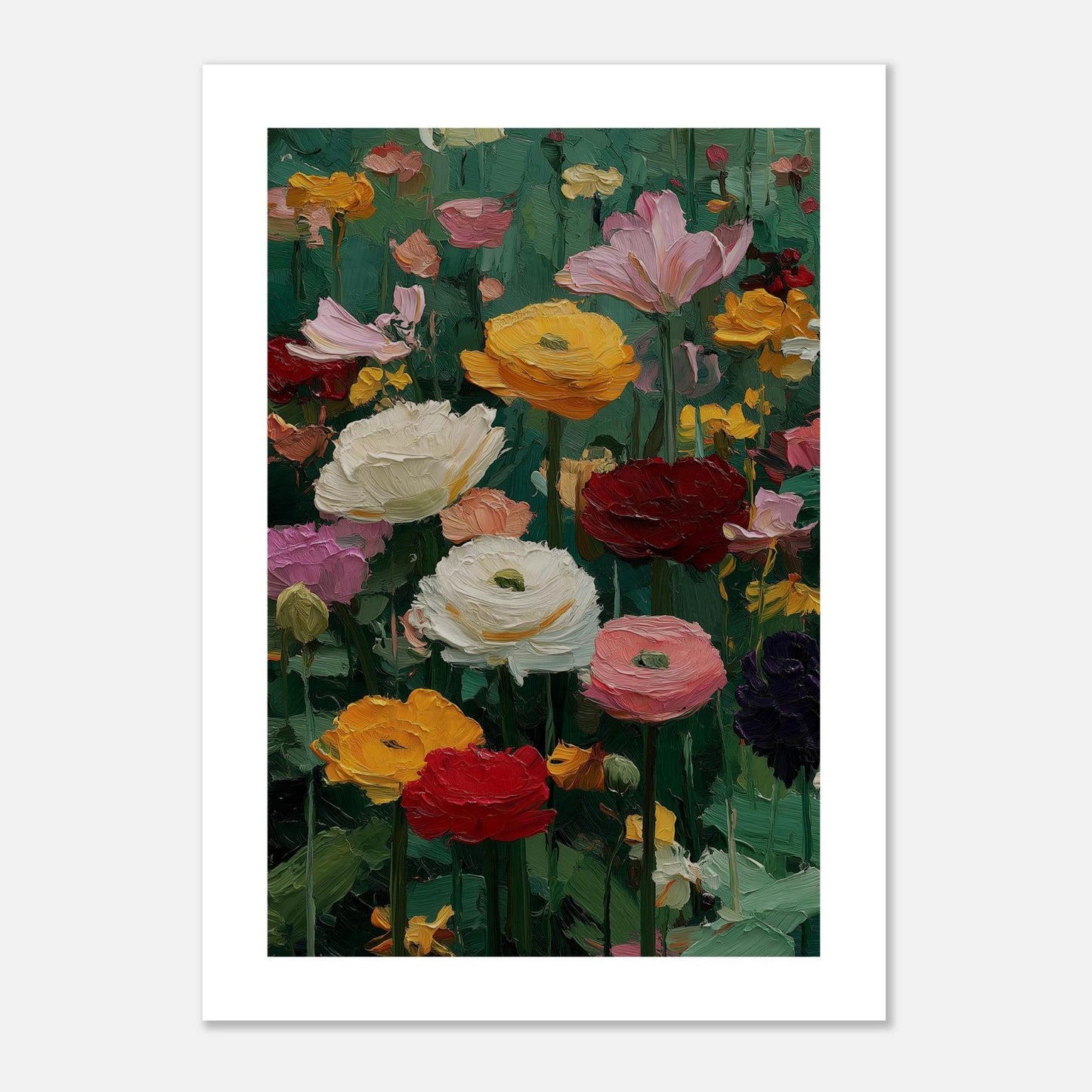 MYSTBIT ART | Flower Meadow No2 Art Print Wall Art