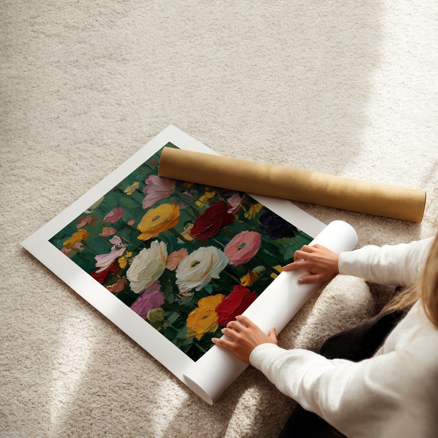 MYSTBIT ART | Flower Meadow No2 Art Print Wall Art