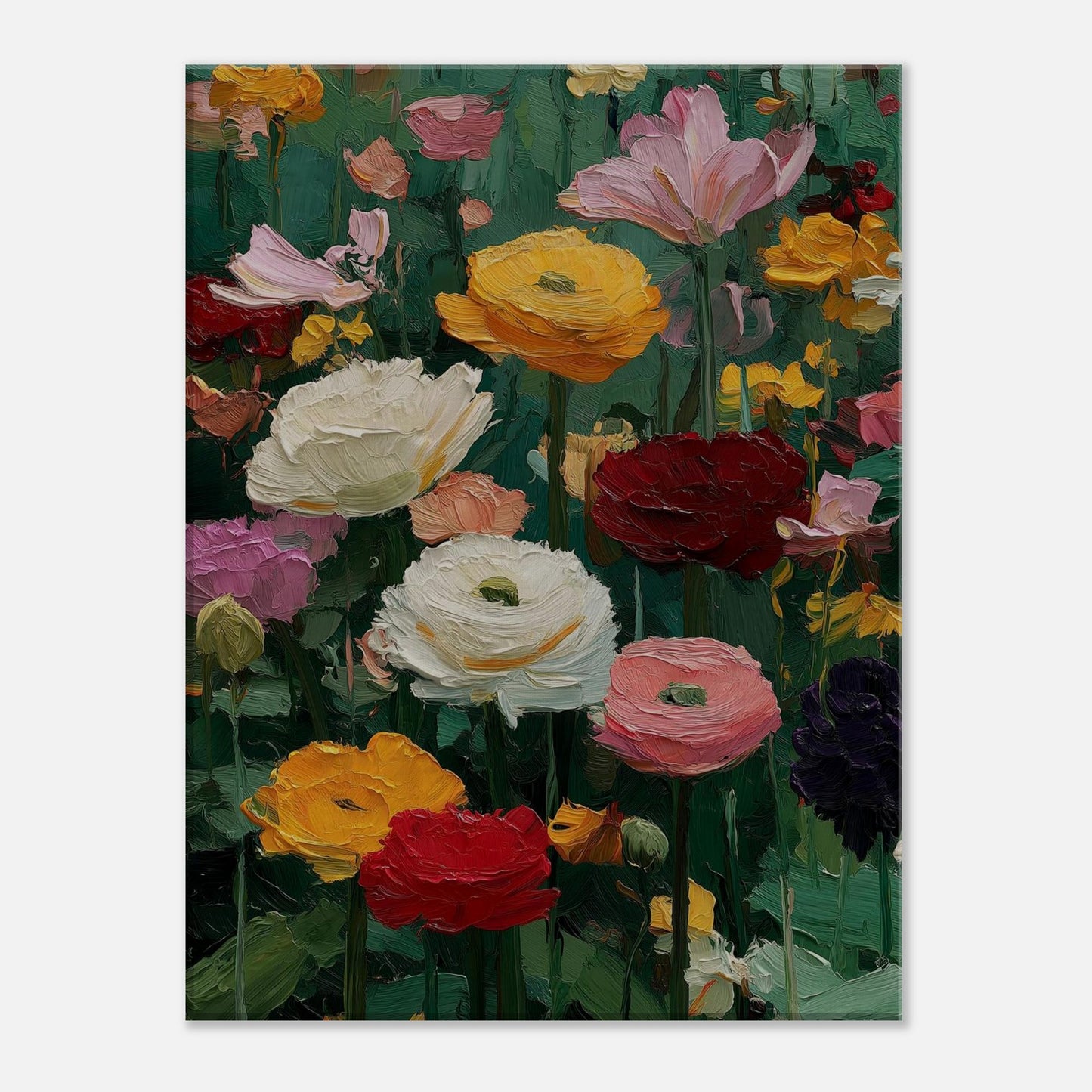 MYSTBIT ART | Flower Meadow No2 Canvas Print Wall Art