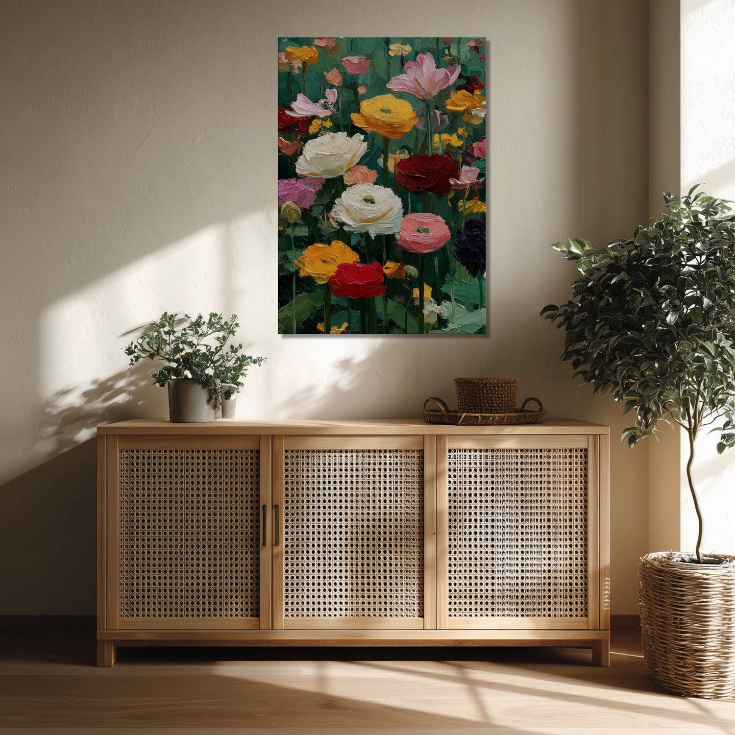 MYSTBIT ART | Flower Meadow No2 Canvas Print Wall Art