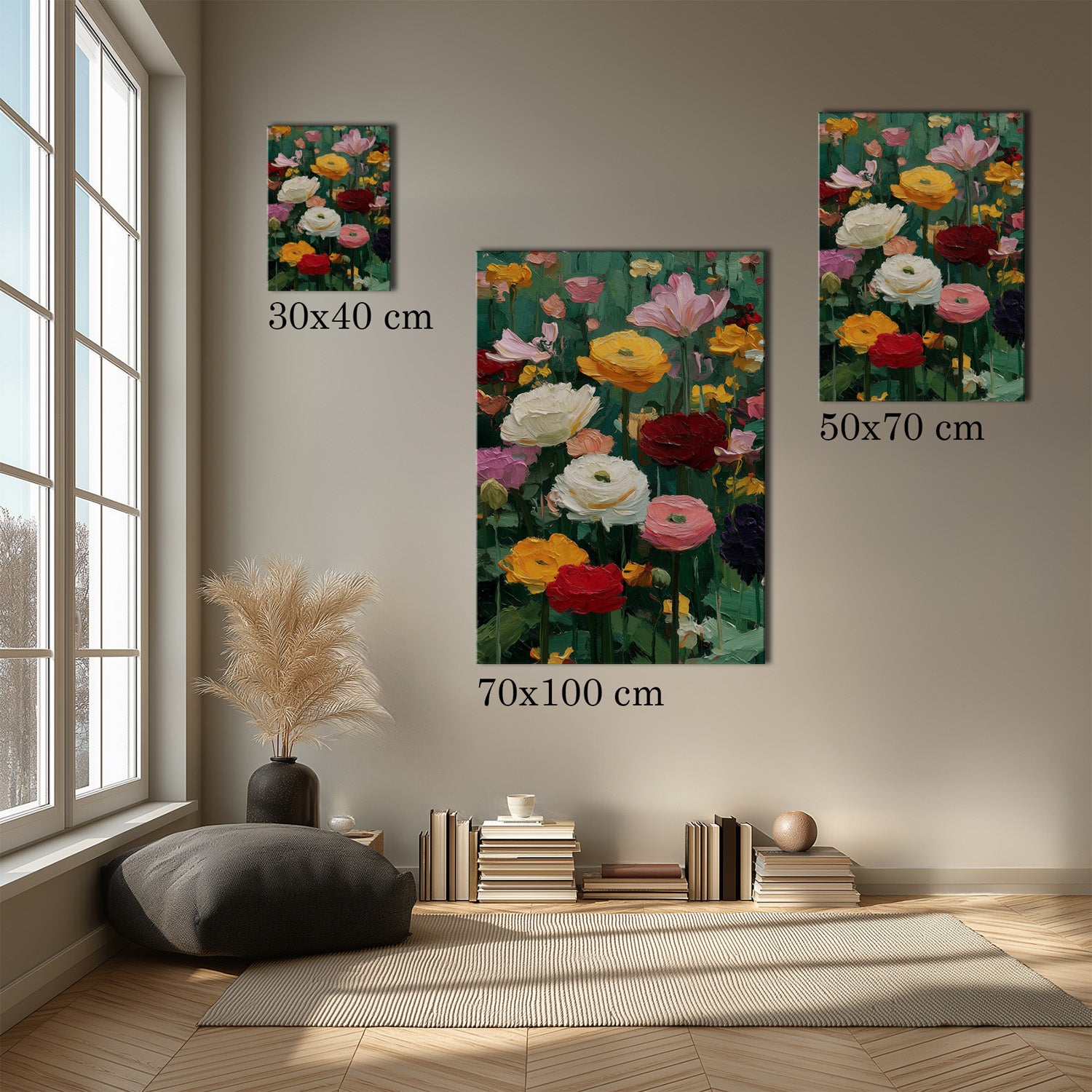 MYSTBIT ART | Flower Meadow No2 Canvas Print Wall Art