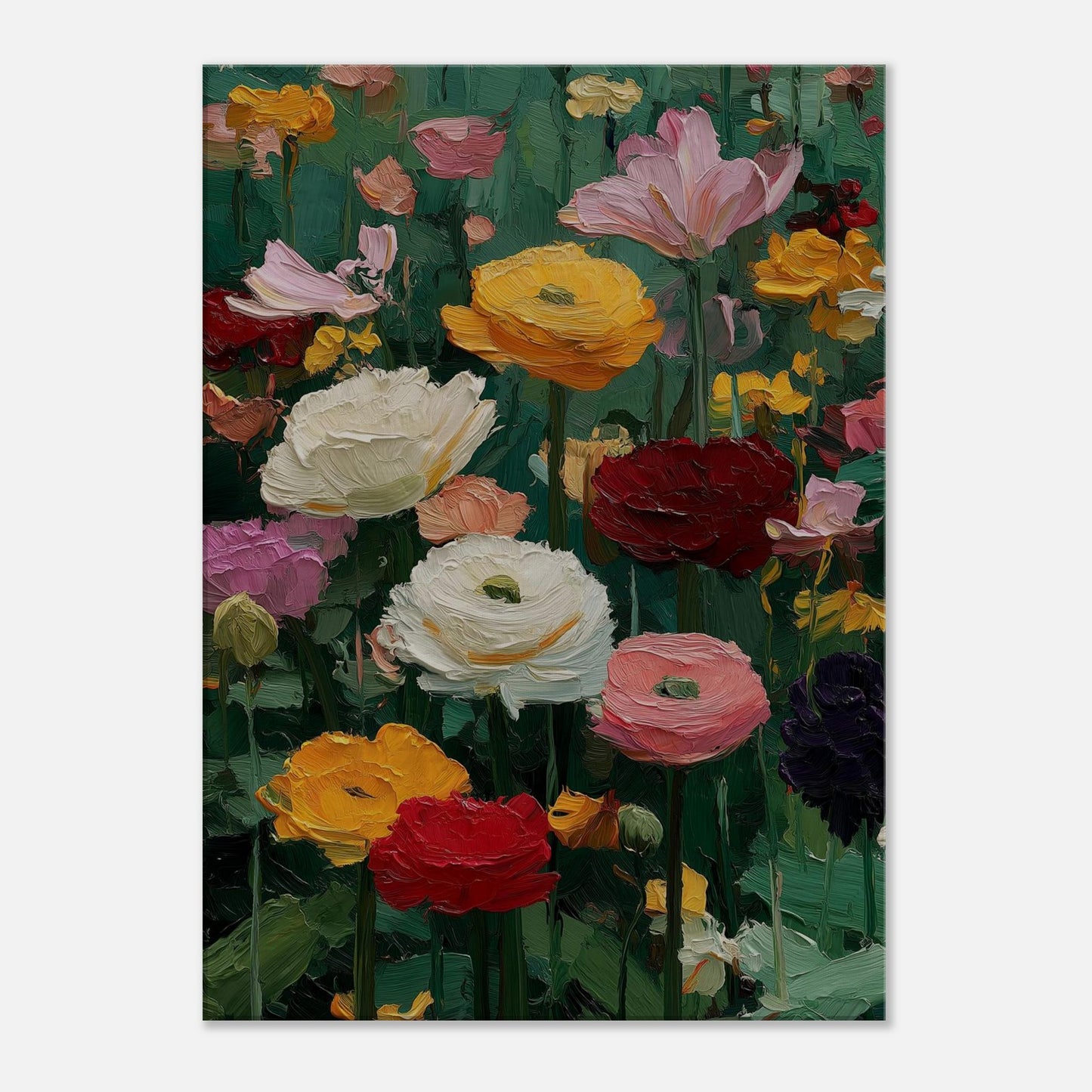 MYSTBIT ART | Flower Meadow No2 Canvas Print Wall Art