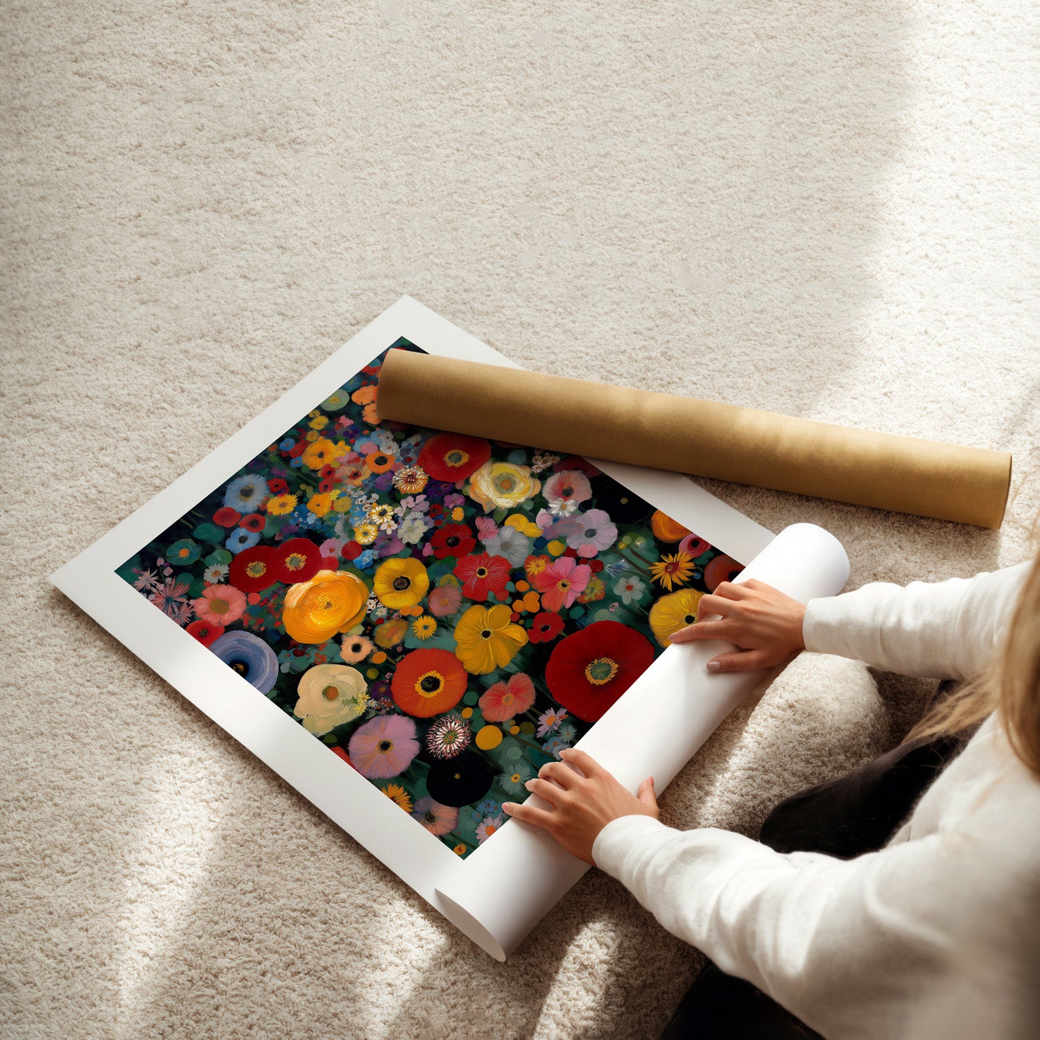 MYSTBIT ART | Flower Meadow No4 Art Print Wall Art