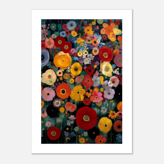 MYSTBIT ART | Flower Meadow No4 Art Print Wall Art
