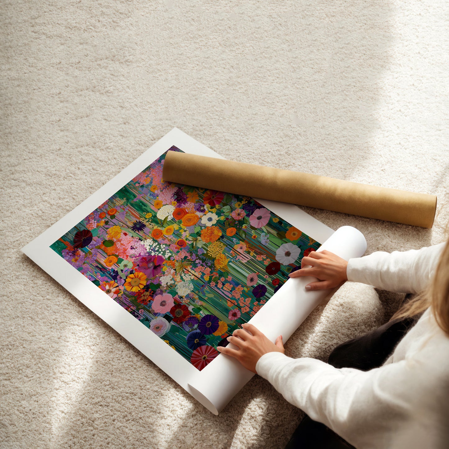 MYSTBIT ART | Flower Meadow No5 Art Print Wall Art