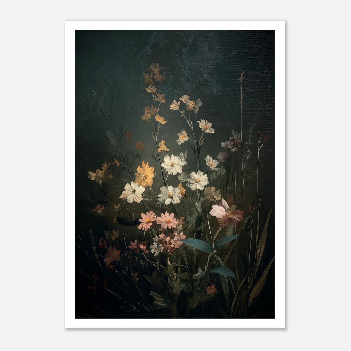MYSTBIT ART | Flower Meadow No7 Art Print Wall Art