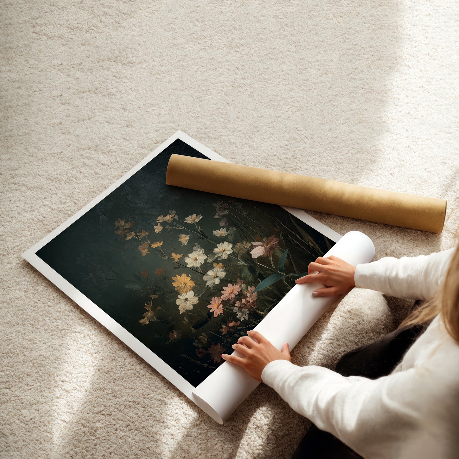 MYSTBIT ART | Flower Meadow No7 Art Print Wall Art