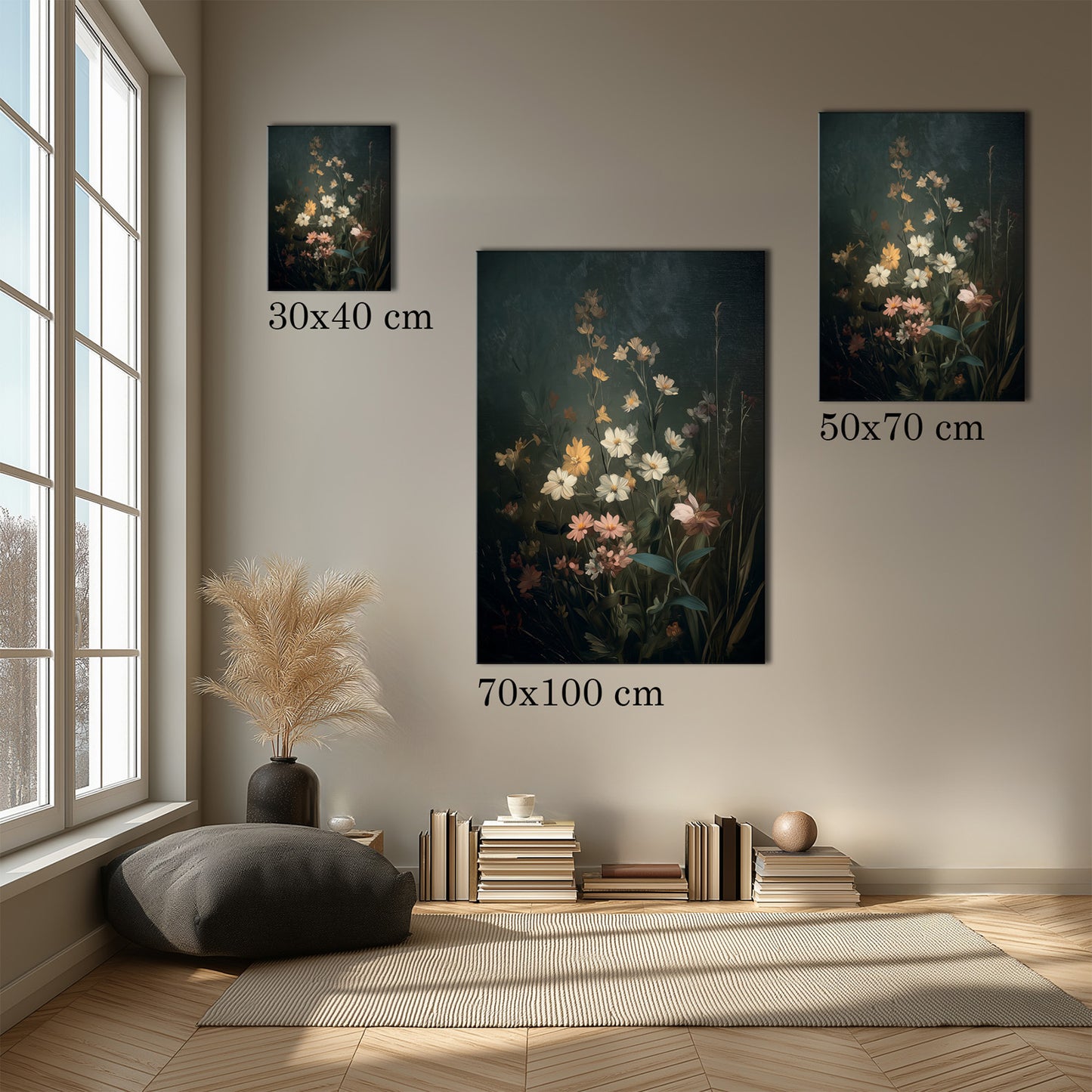 MYSTBIT ART | Flower Meadow No7 Canvas Print Wall Art