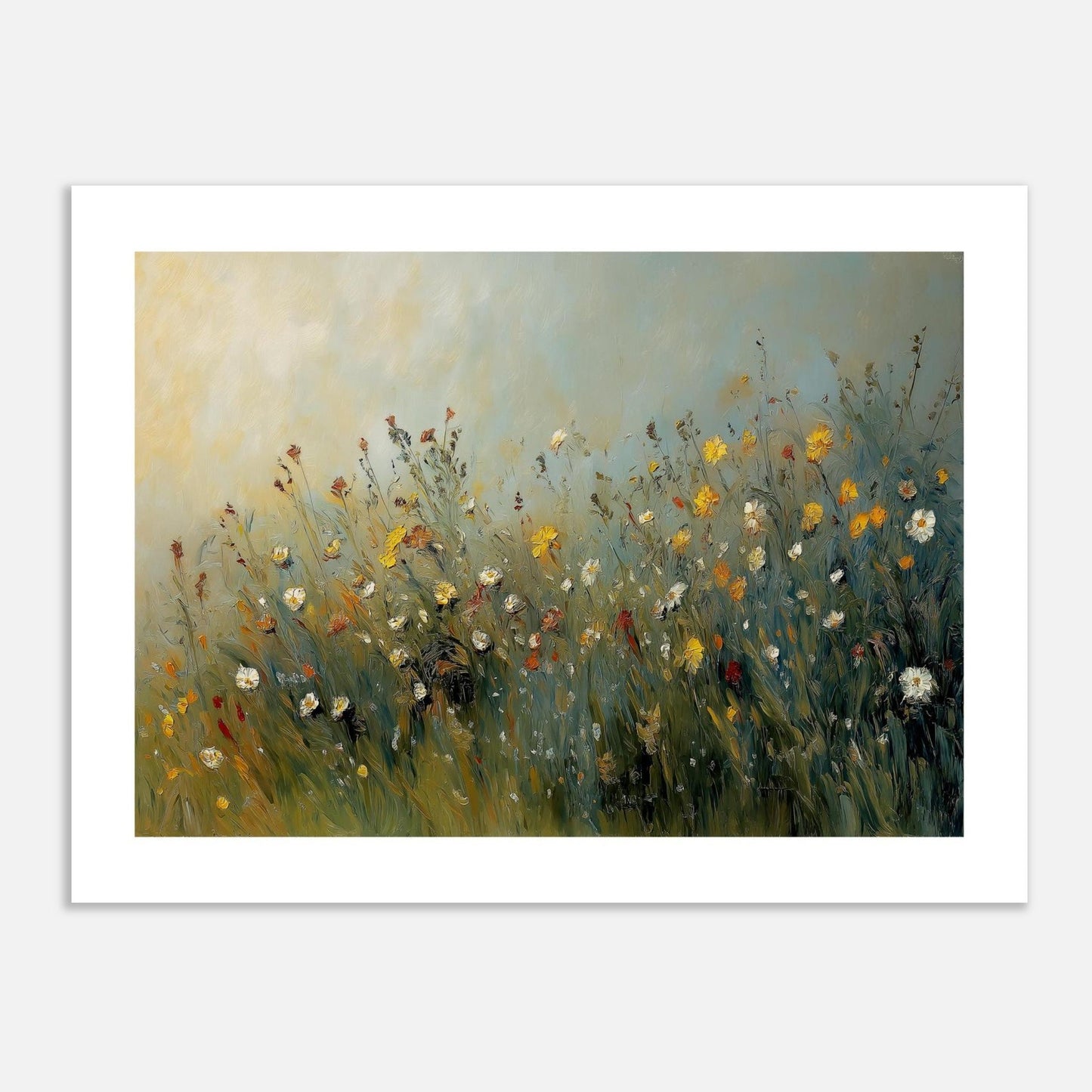 MYSTBIT ART | Flower Meadow No8 Art Print Wall Art
