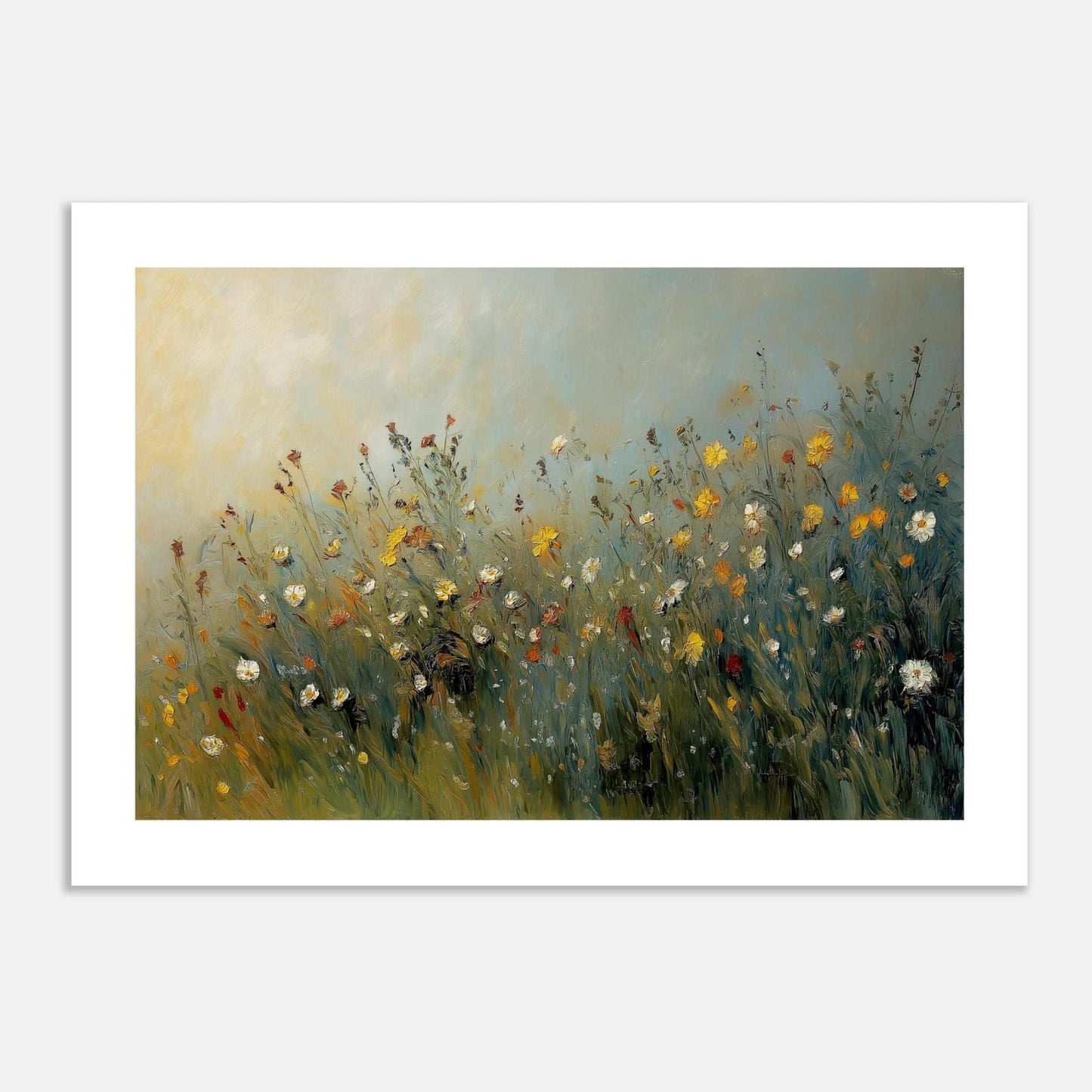 MYSTBIT ART | Flower Meadow No8 Art Print Wall Art