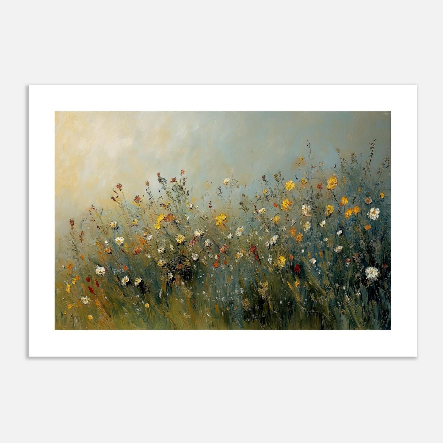 MYSTBIT ART | Flower Meadow No8 Art Print Wall Art