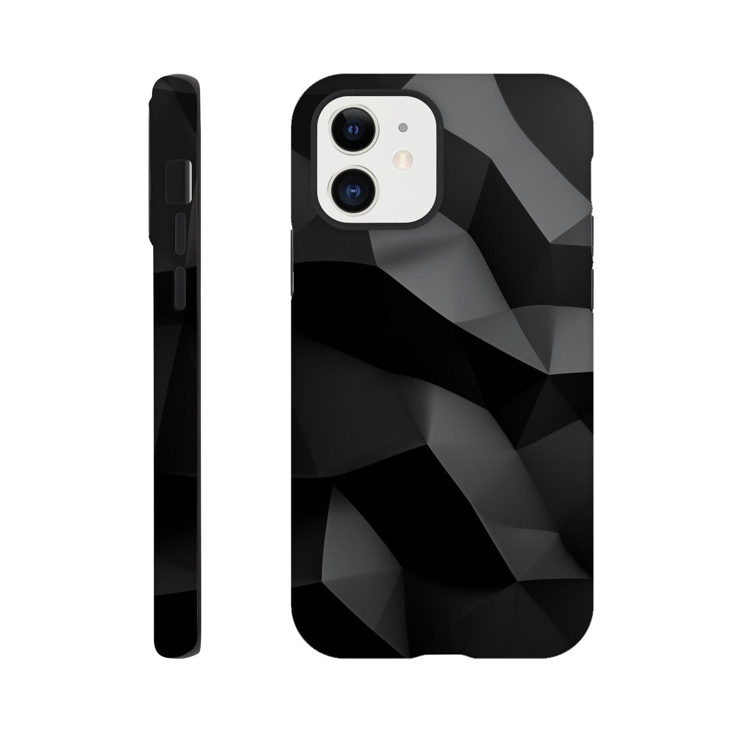 MYSTBIT ART | Folded Darkness iPhone Case-MYSTBIT ART