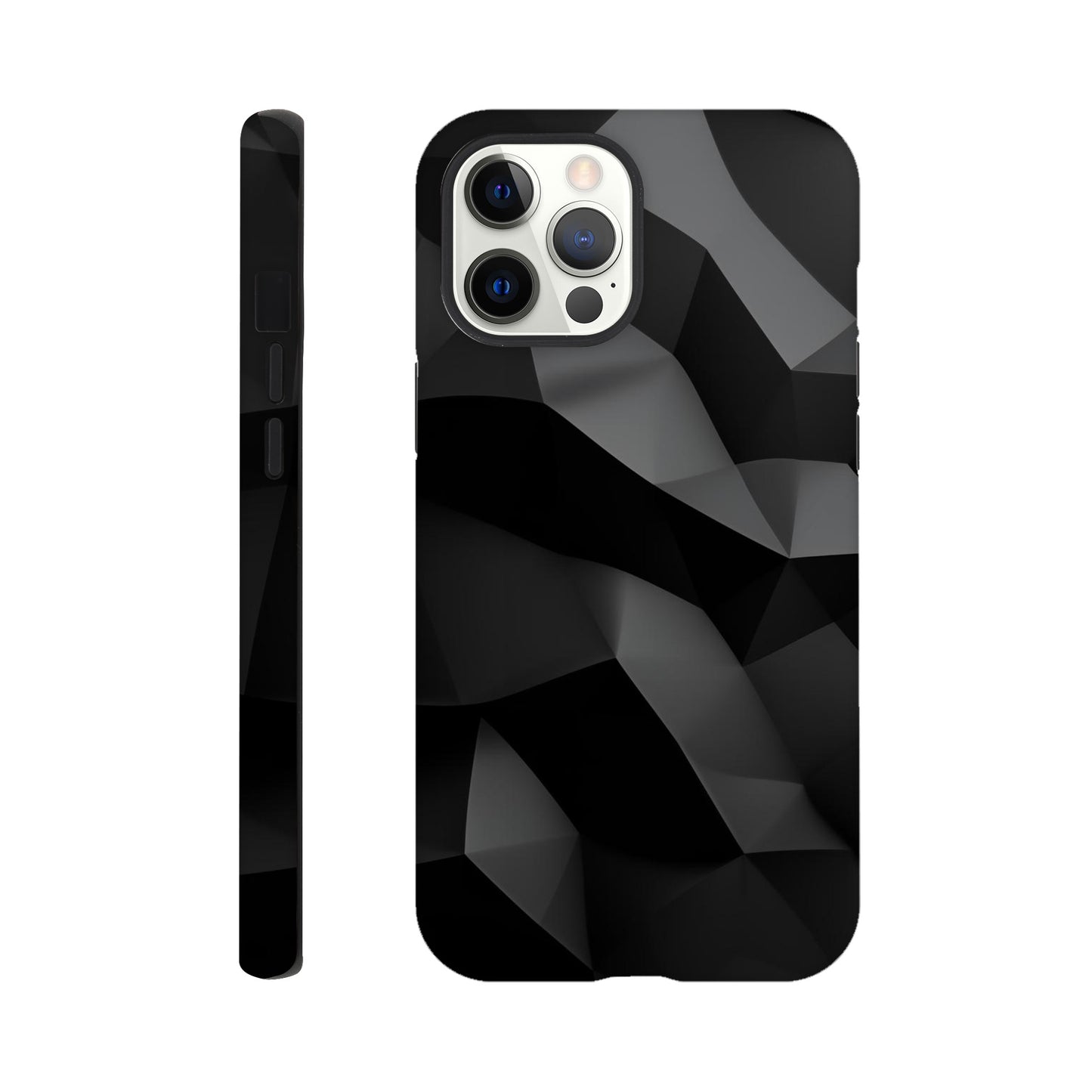 MYSTBIT ART | Folded Darkness iPhone Case-MYSTBIT ART