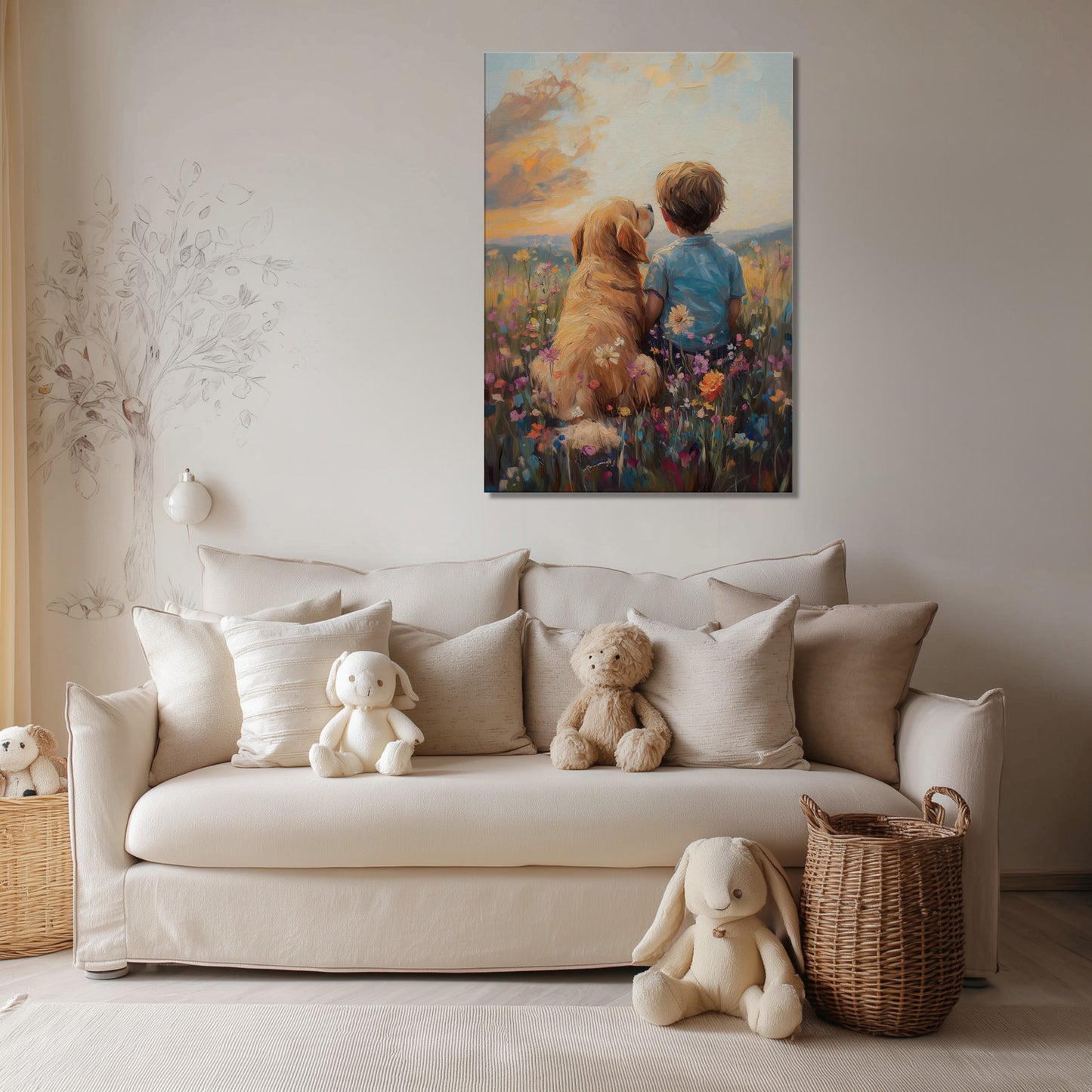 MYSTBIT ART | Forever By Your Side Canvas Print Wall Art
