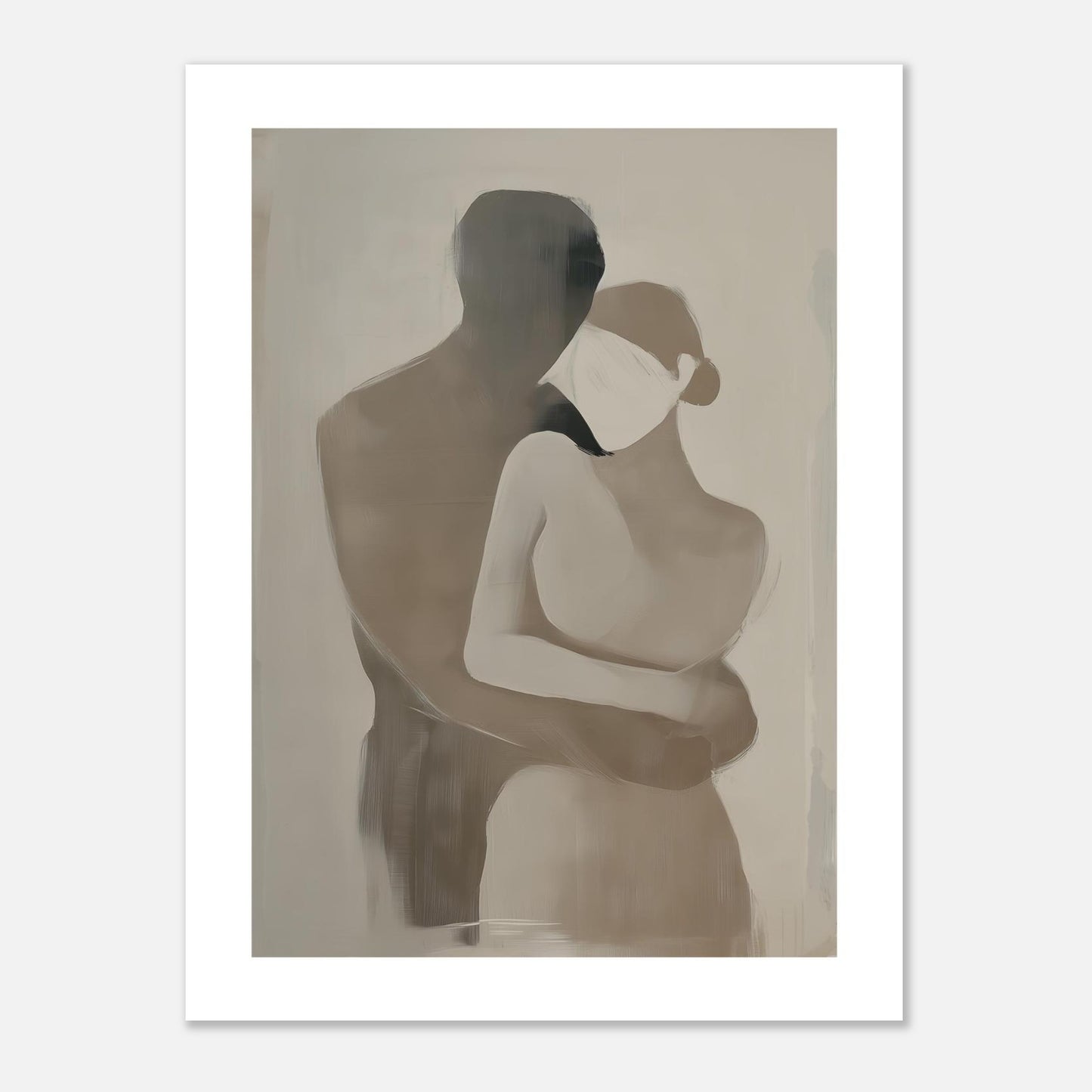 MYSTBIT ART | Gentle Couple Art Print Wall Art