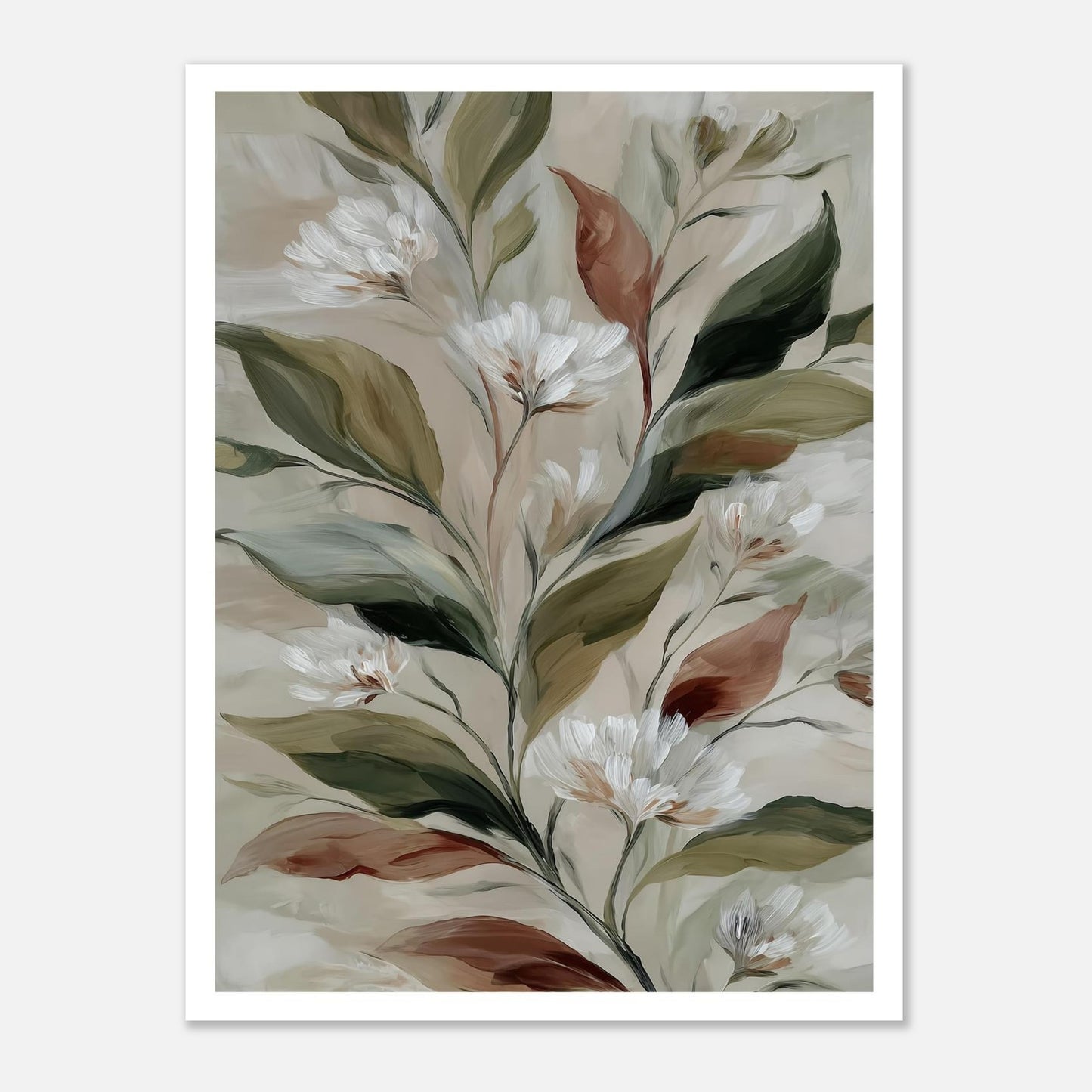 MYSTBIT ART | Gentle Flourish Art Print Wall Art