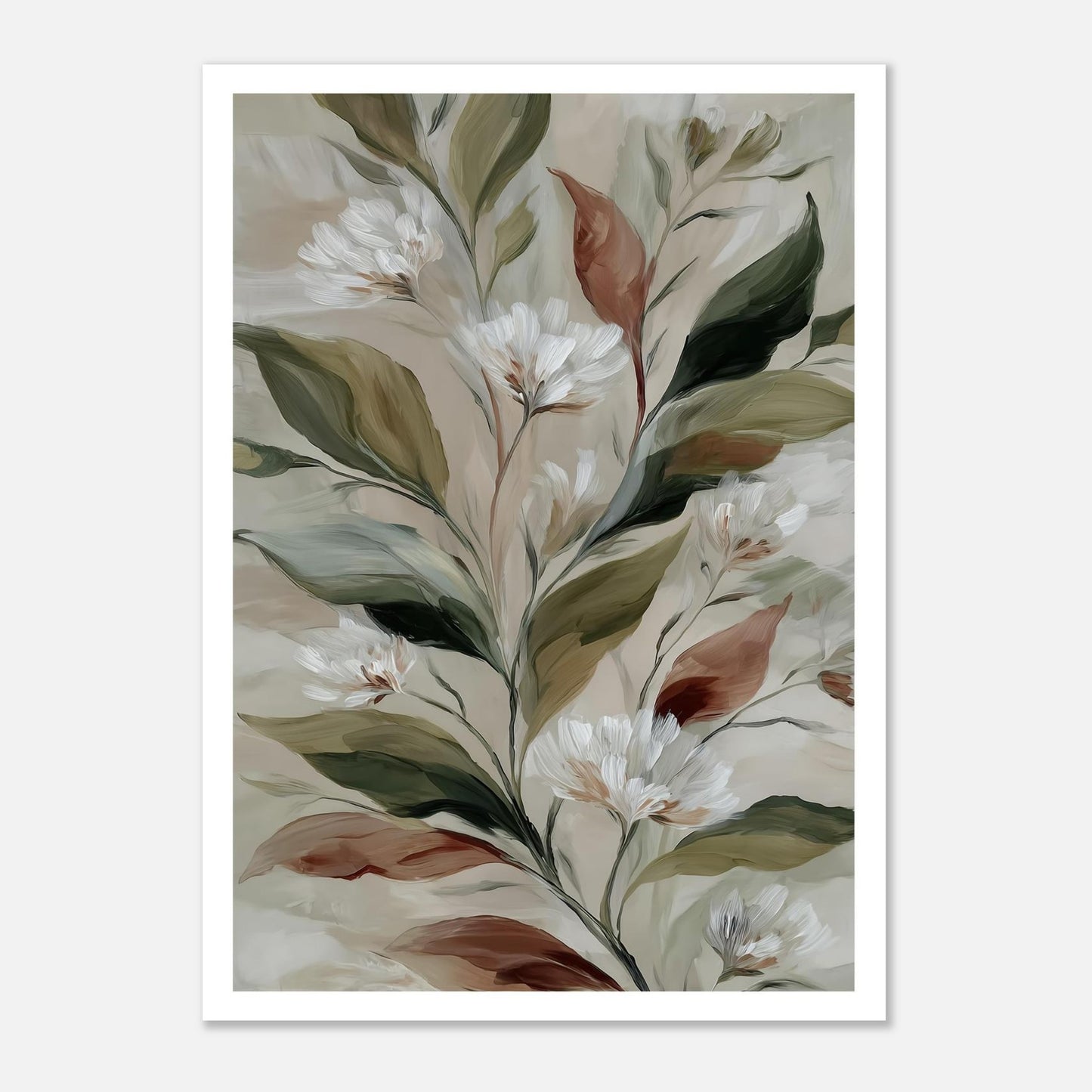 MYSTBIT ART | Gentle Flourish Art Print Wall Art