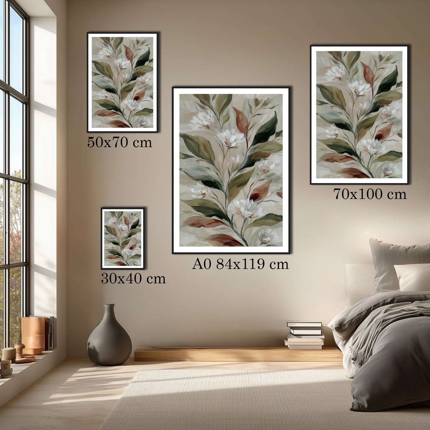 MYSTBIT ART | Gentle Flourish Art Print Wall Art