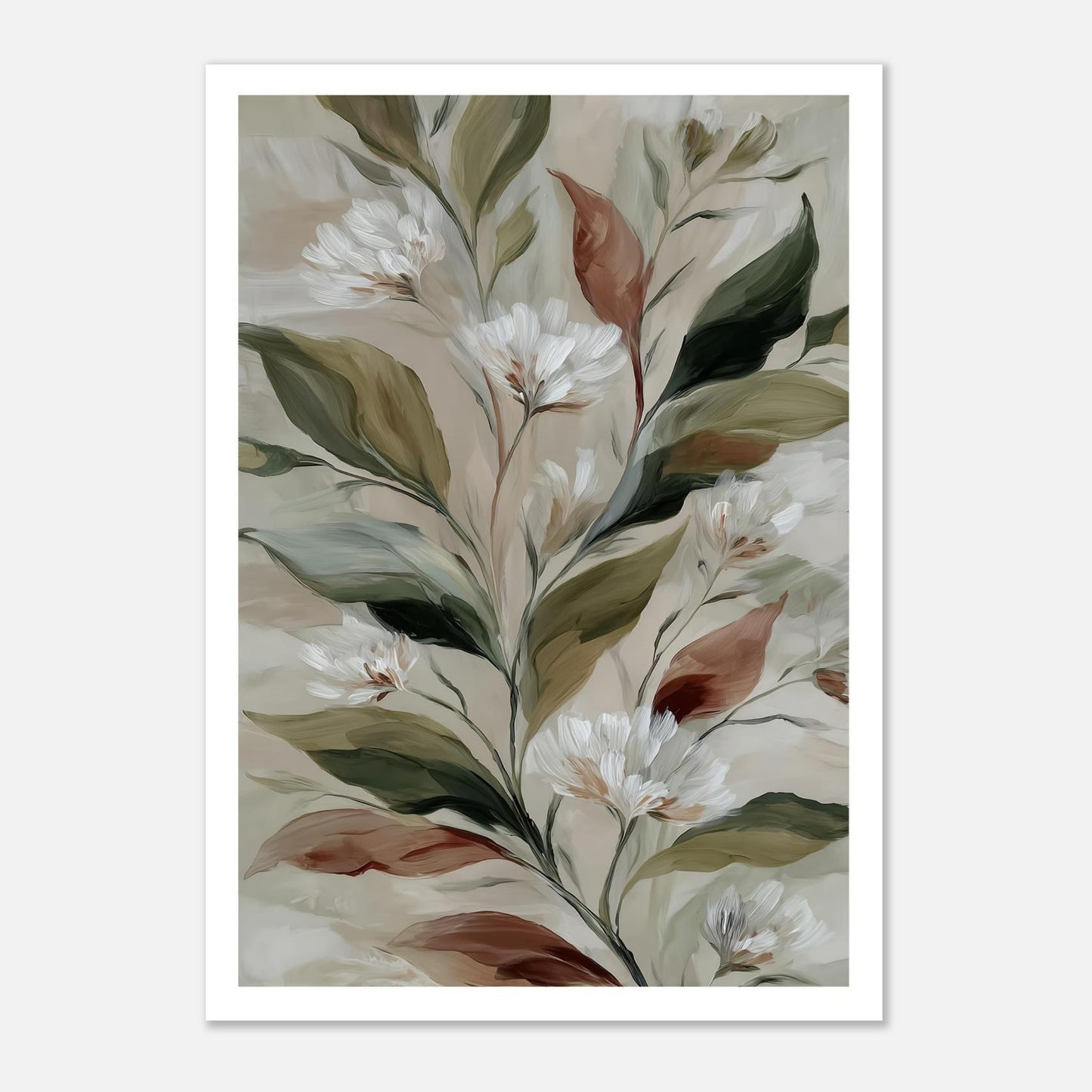MYSTBIT ART | Gentle Flourish Art Print Wall Art