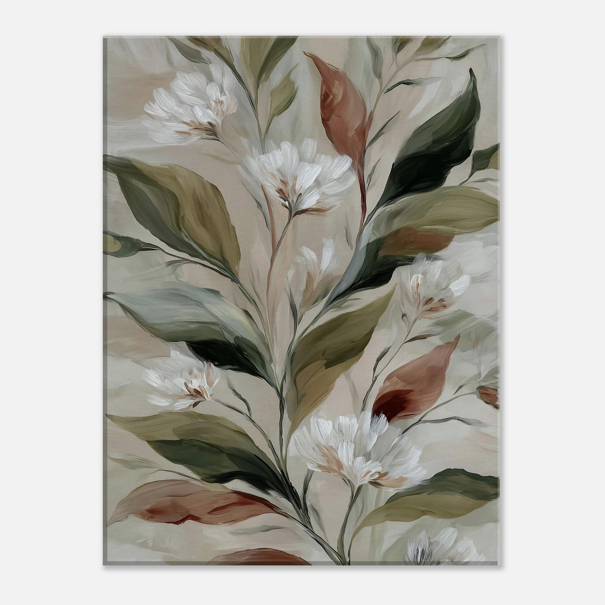 MYSTBIT ART | Gentle Flourish Canvas Print Wall Art