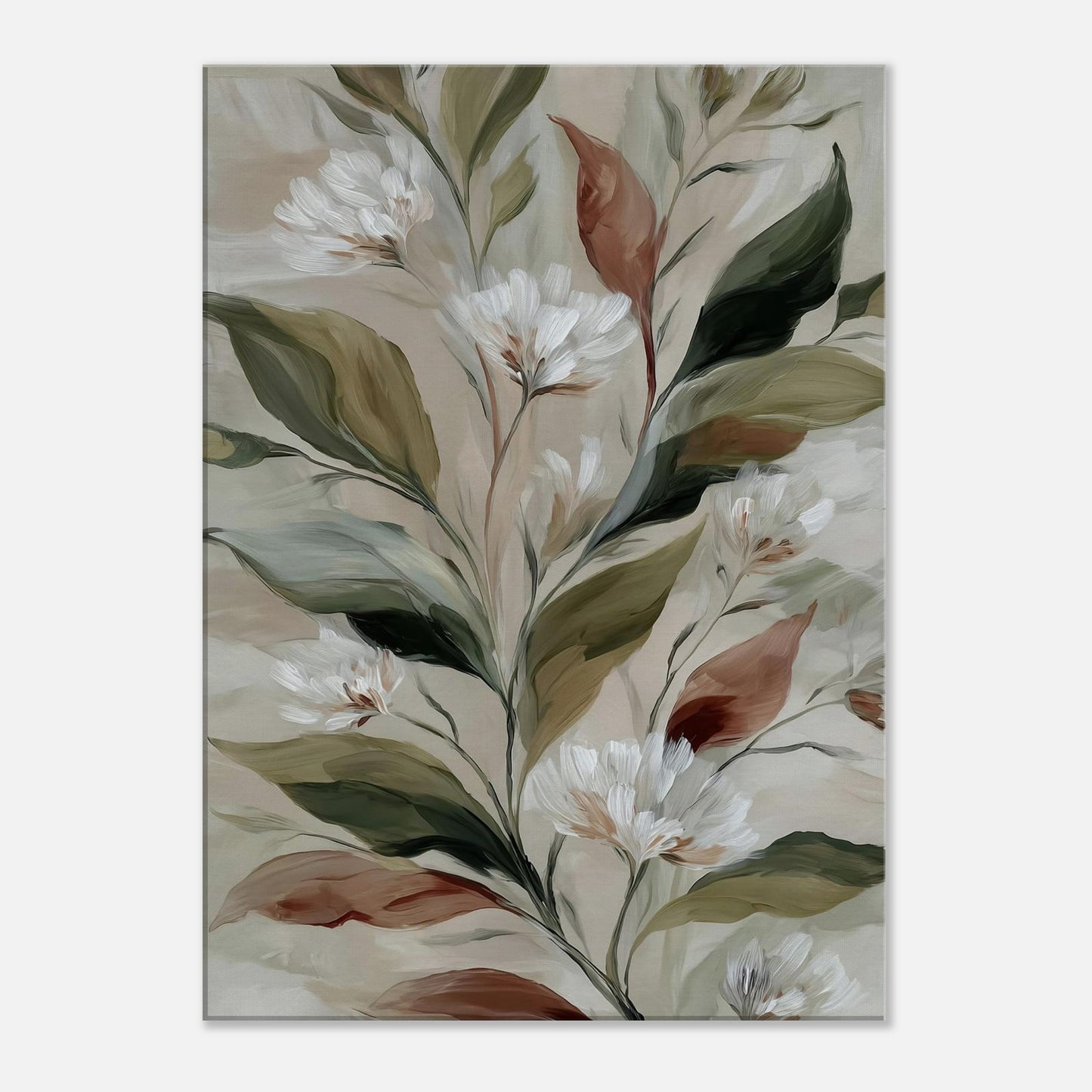 MYSTBIT ART | Gentle Flourish Canvas Print Wall Art