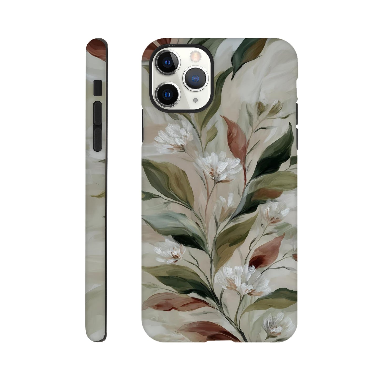 MYSTBIT ART | Gentle Flourish iPhone Case-MYSTBIT ART