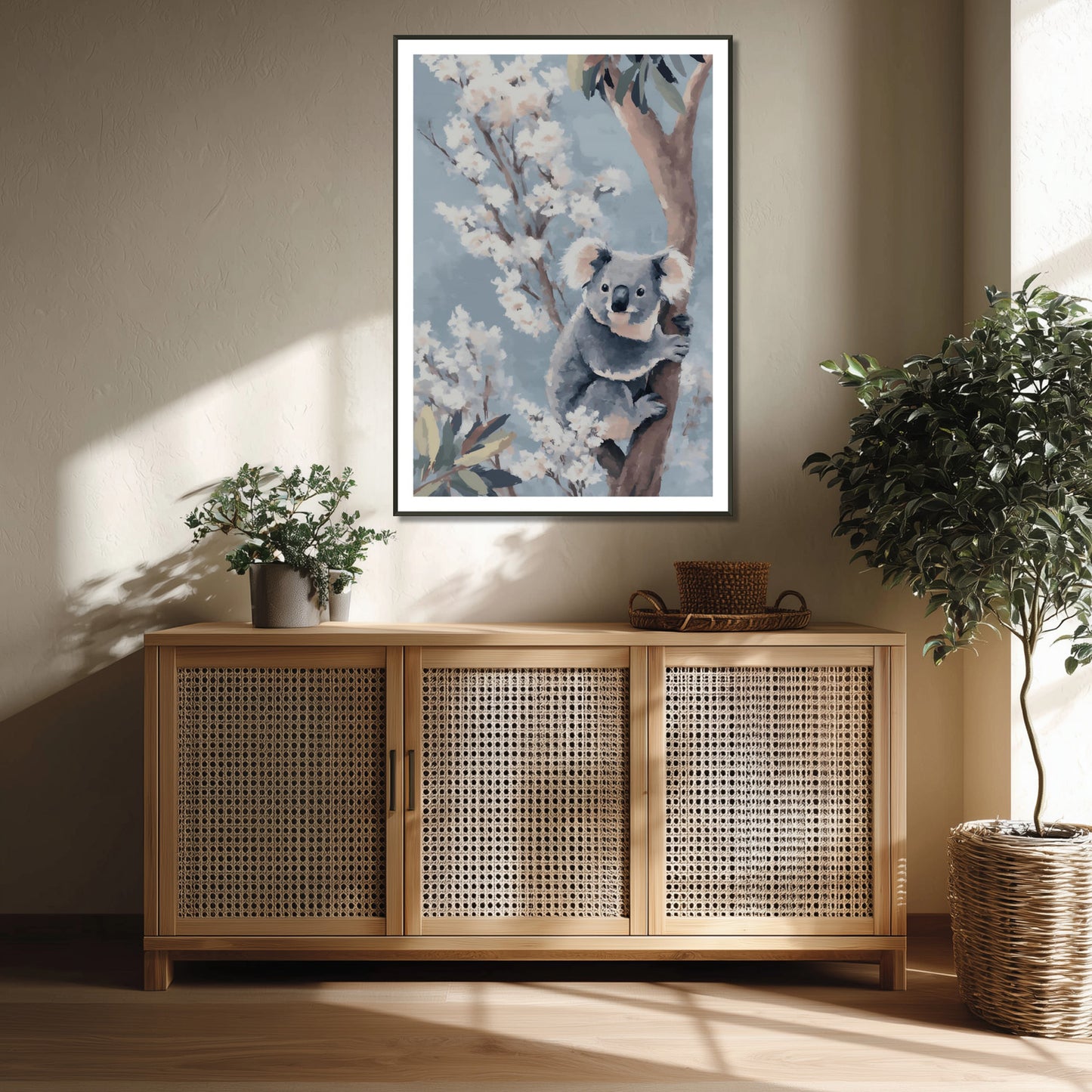 MYSTBIT ART | Gentle Koala Art Print Wall Art