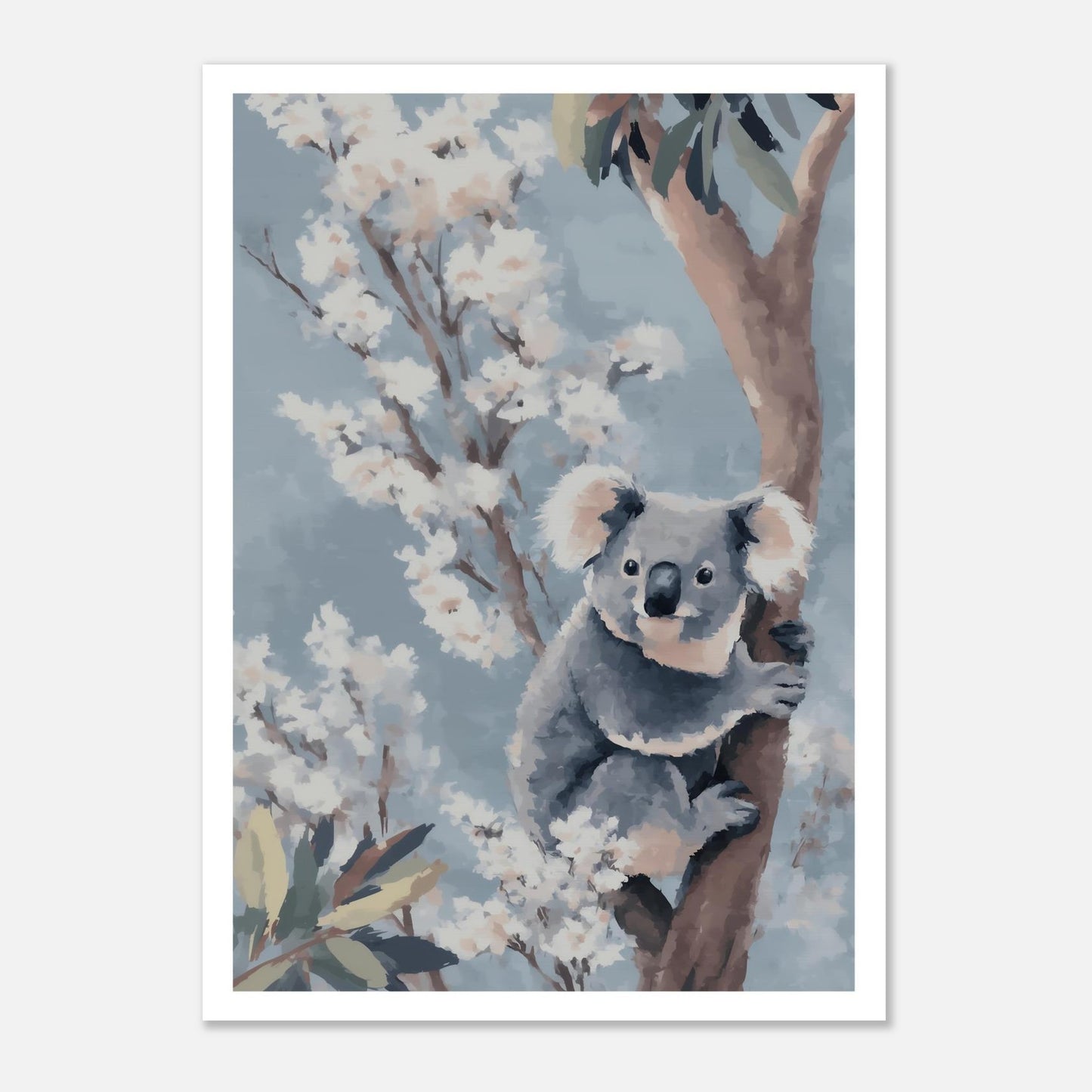 MYSTBIT ART | Gentle Koala Art Print Wall Art