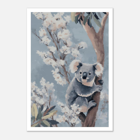 MYSTBIT ART | Gentle Koala Art Print Wall Art