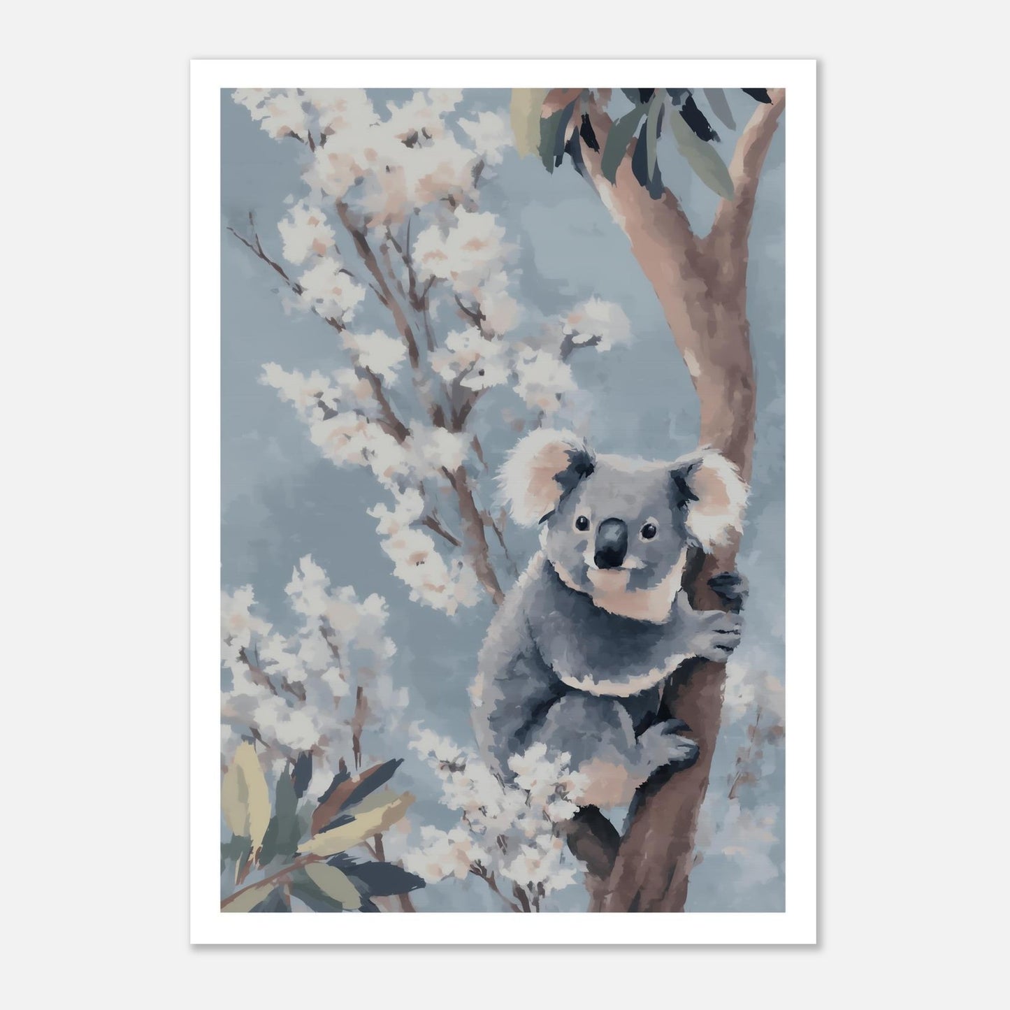MYSTBIT ART | Gentle Koala Art Print Wall Art