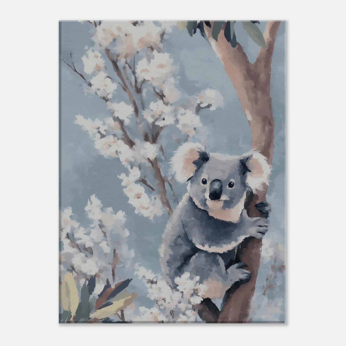 MYSTBIT ART | Gentle Koala Canvas Print Wall Art