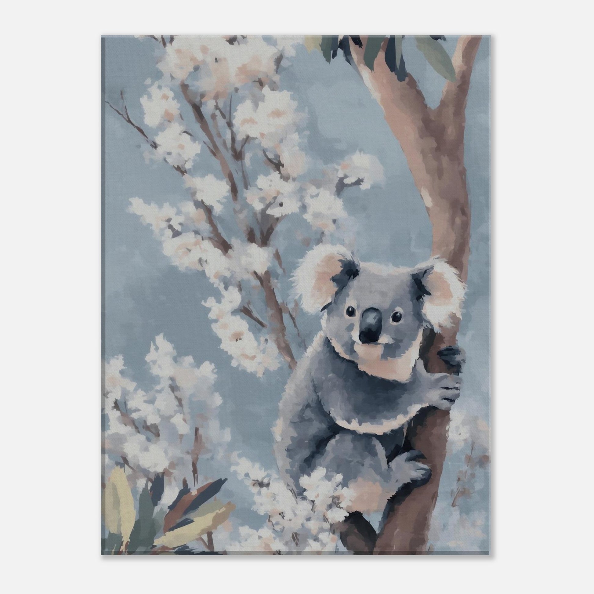 MYSTBIT ART | Gentle Koala Canvas Print Wall Art