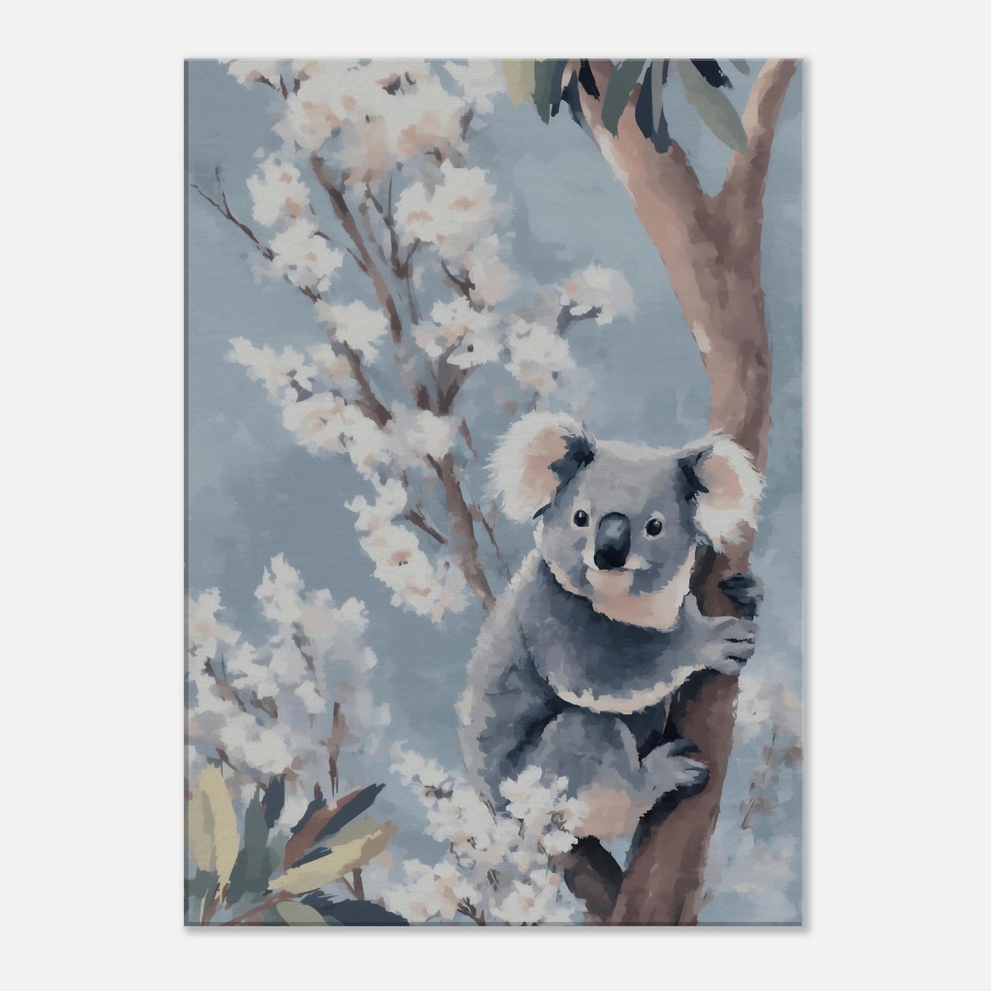 MYSTBIT ART | Gentle Koala Canvas Print Wall Art