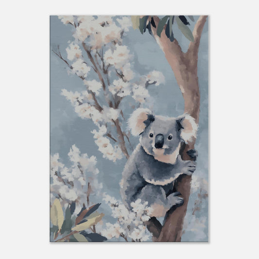 MYSTBIT ART | Gentle Koala Canvas Print Wall Art